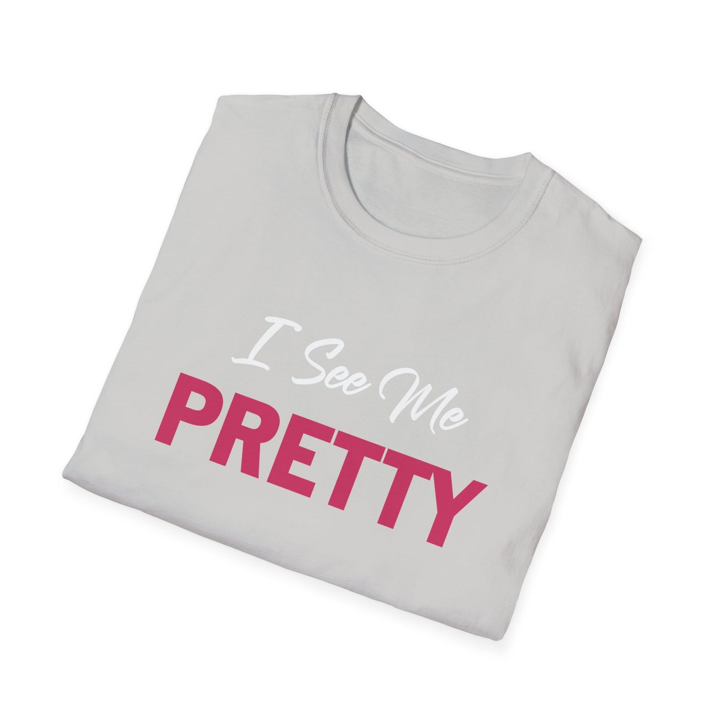 Amputee Humor, Limb Loss Awareness Tee, I See Me Pretty V1 Blk Print