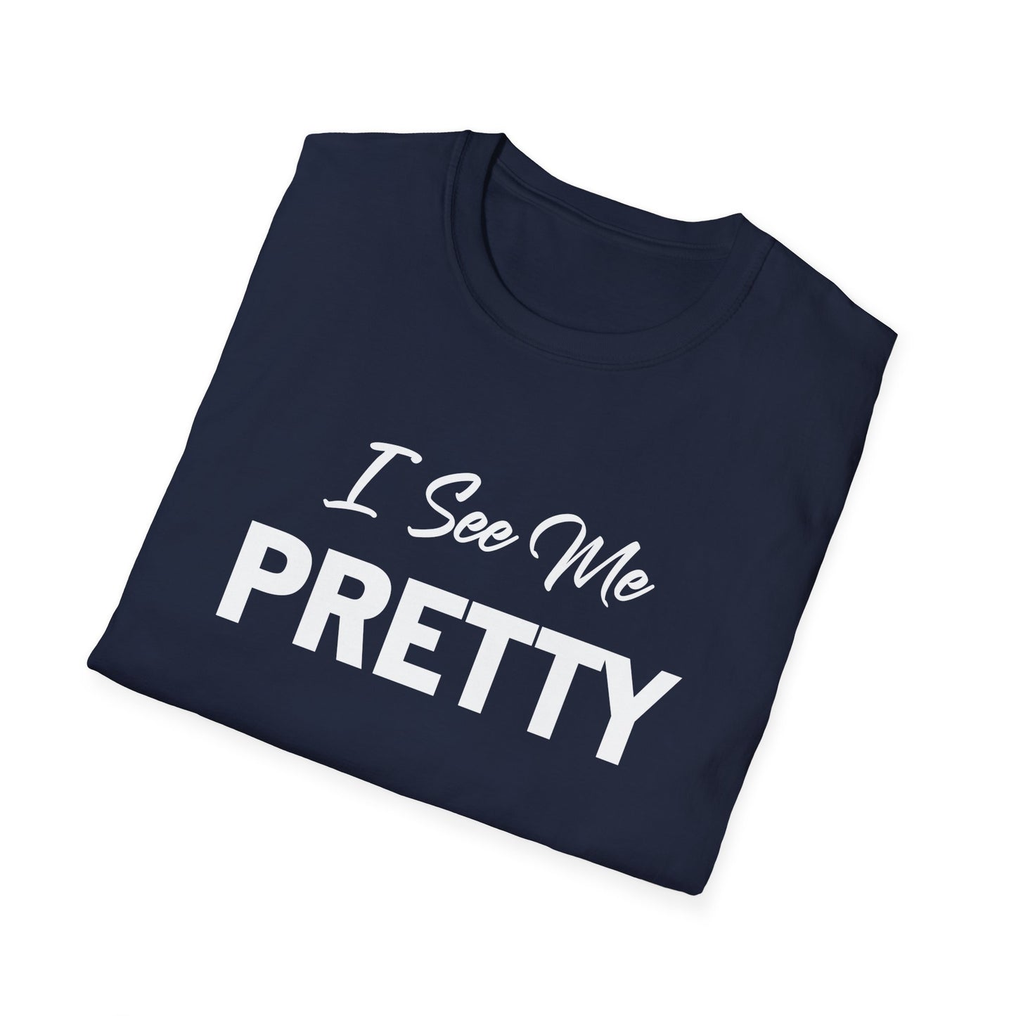 Amputee Humor, Limb Loss Awareness Tee, I See Me Pretty V1 Blk Print
