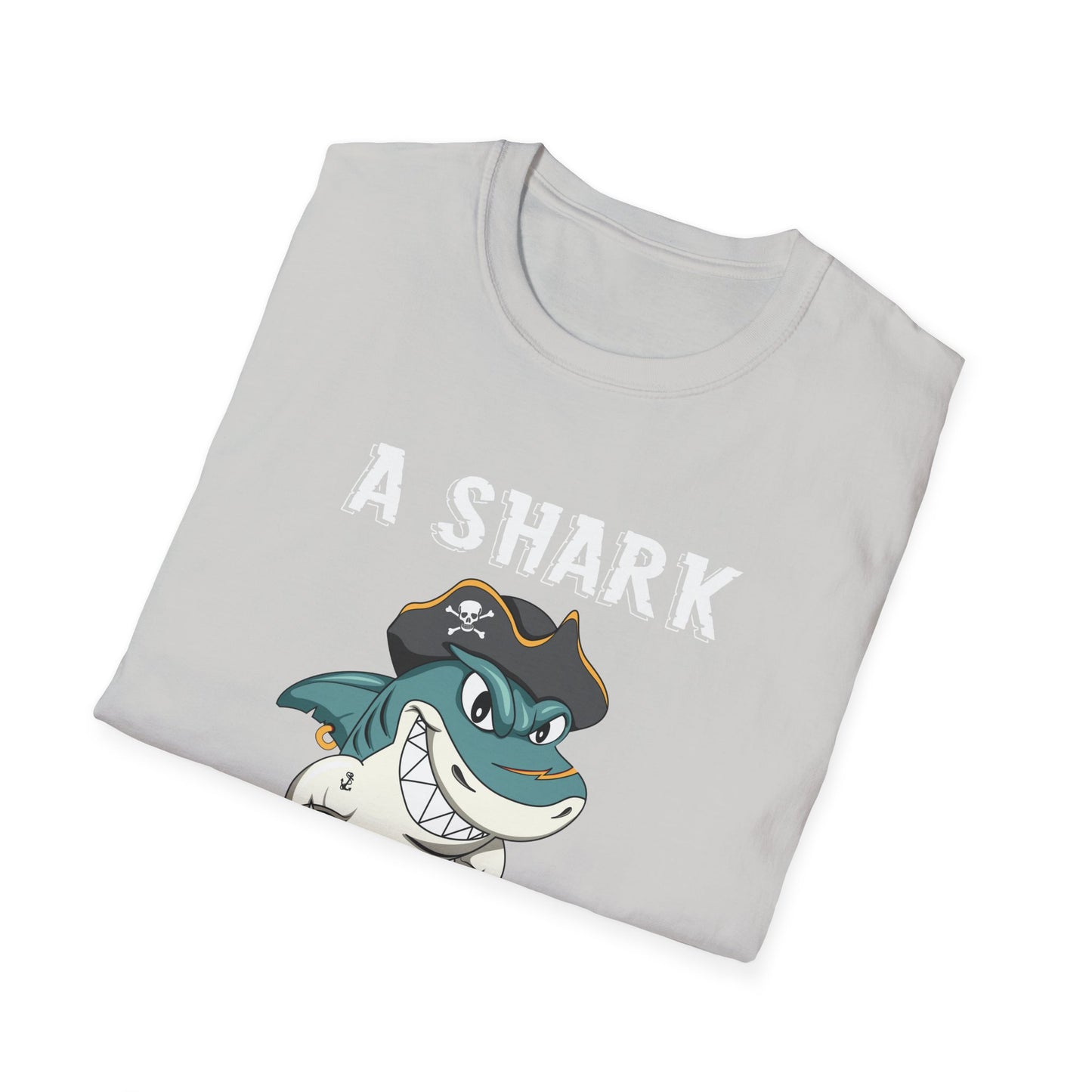 Amputee Humor, Limb Loss Awareness Tee, Shark Week V2 Blk Shrt Print Wm