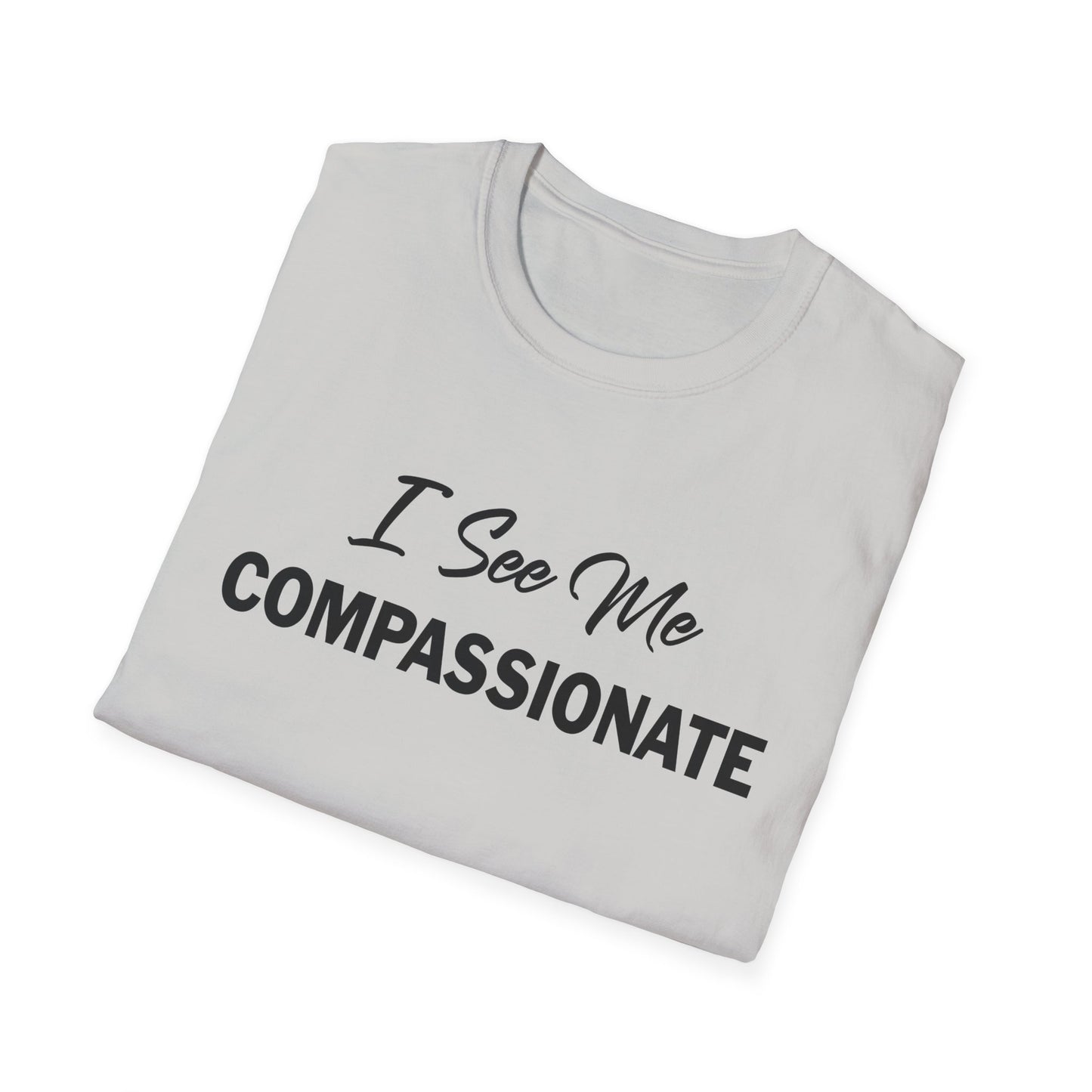 Amputee Humor, Limb Loss Awareness Tee, I See Me Compassionate V1 Blk Print