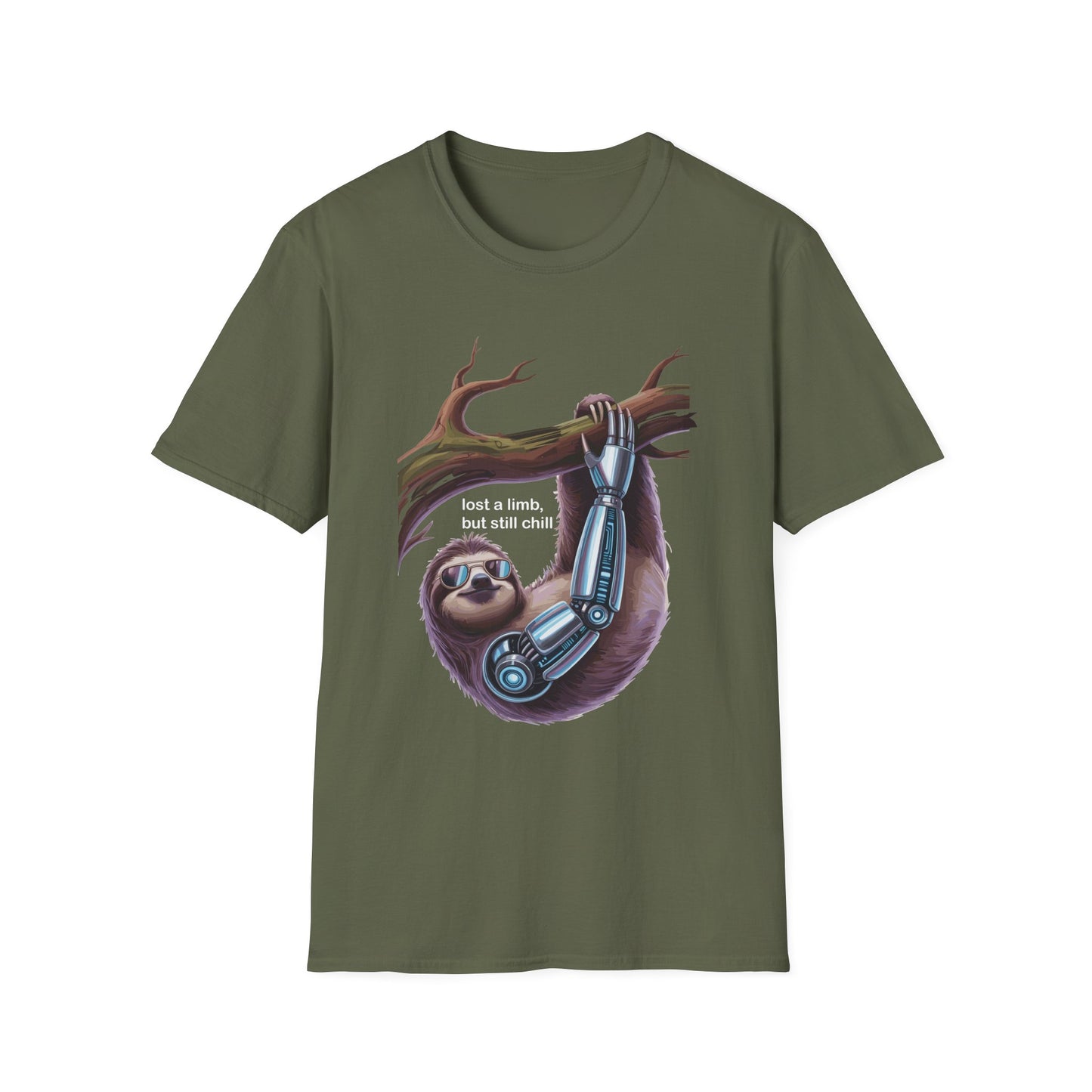 Amputee Humor, Limb Loss Awareness Tee, Sloath Tee V3b