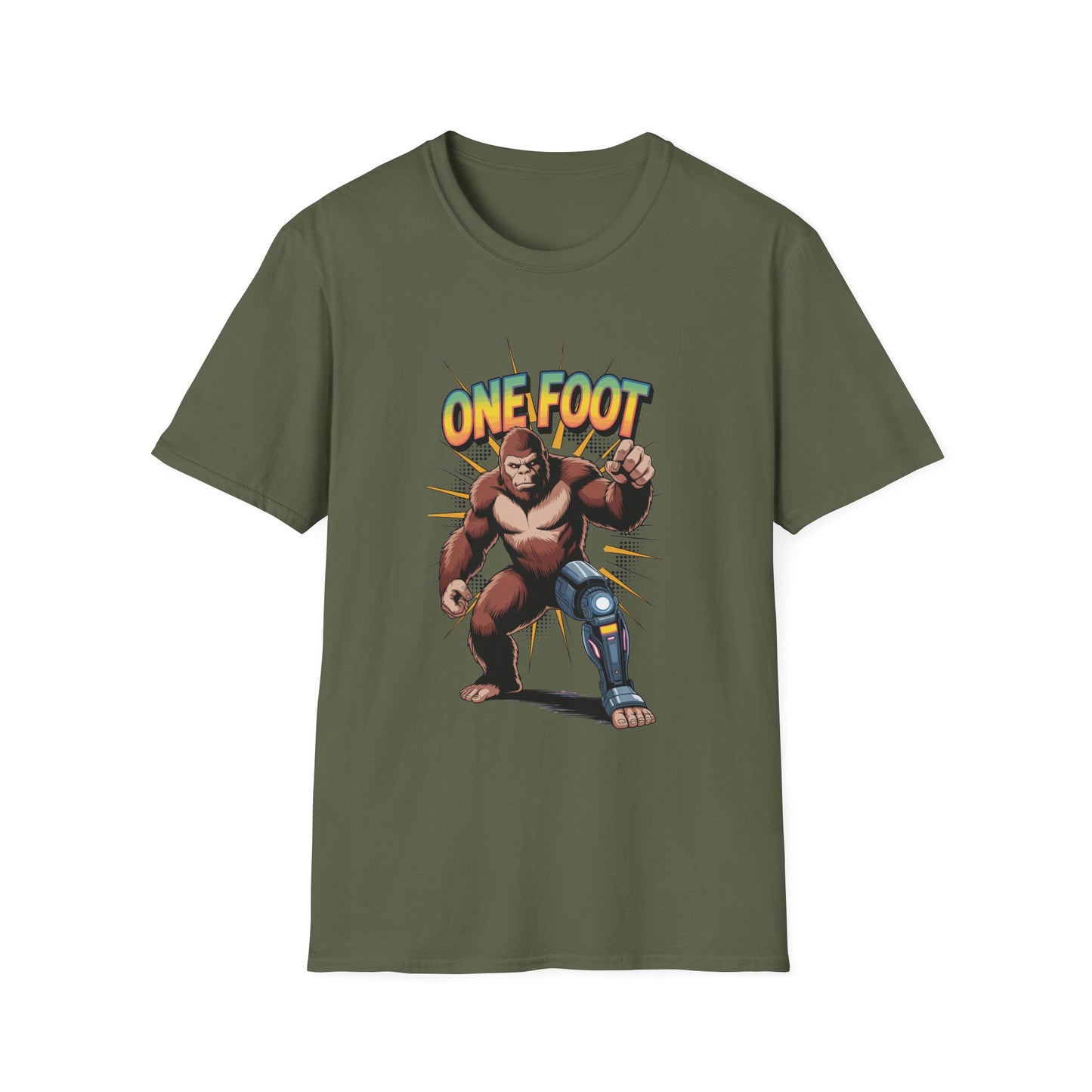 Amputee Humor, Limb Loss Awareness Tee, One Foot V1