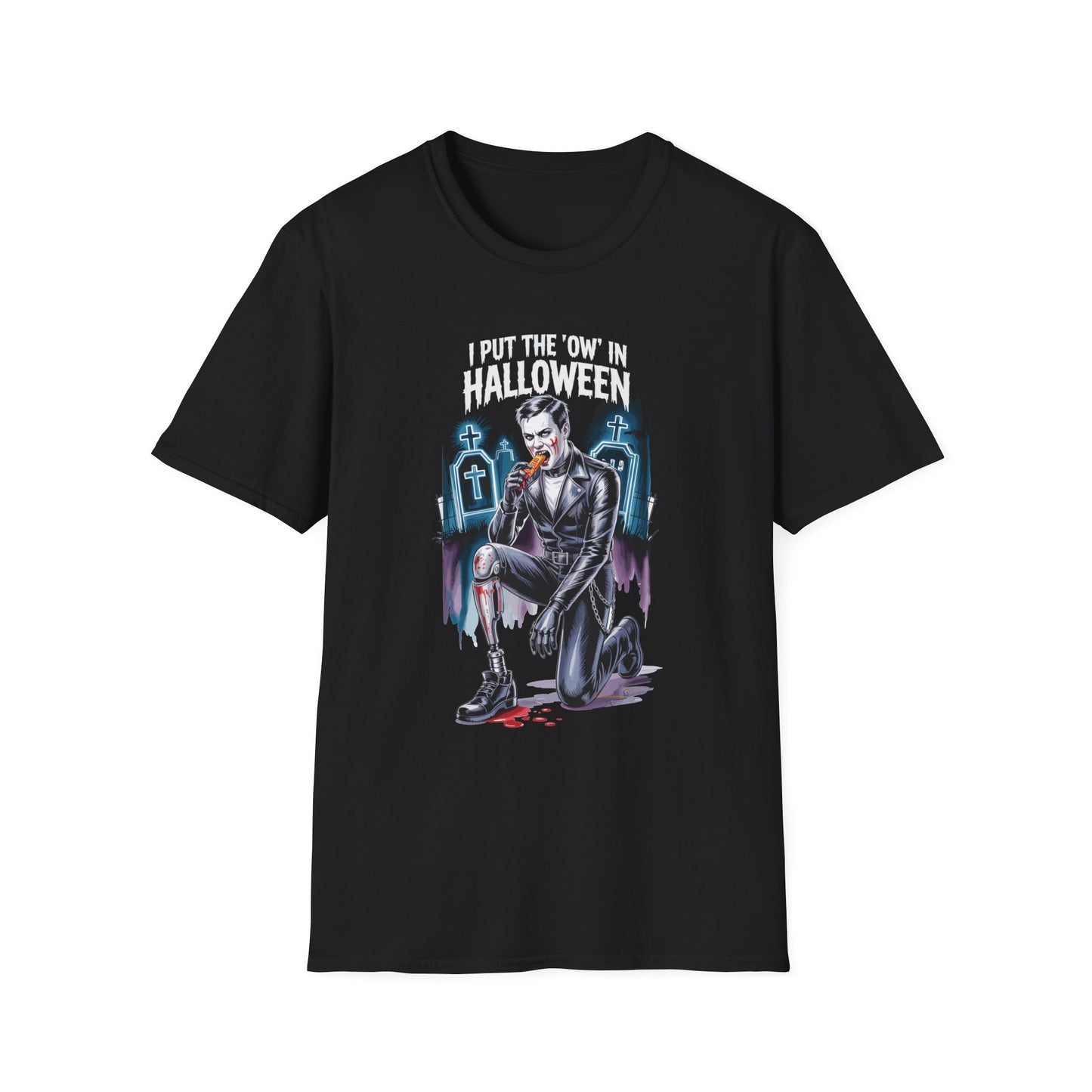 Amputee Humor, Limb Loss Awareness Tee, I Put The Ow In Halloween V1
