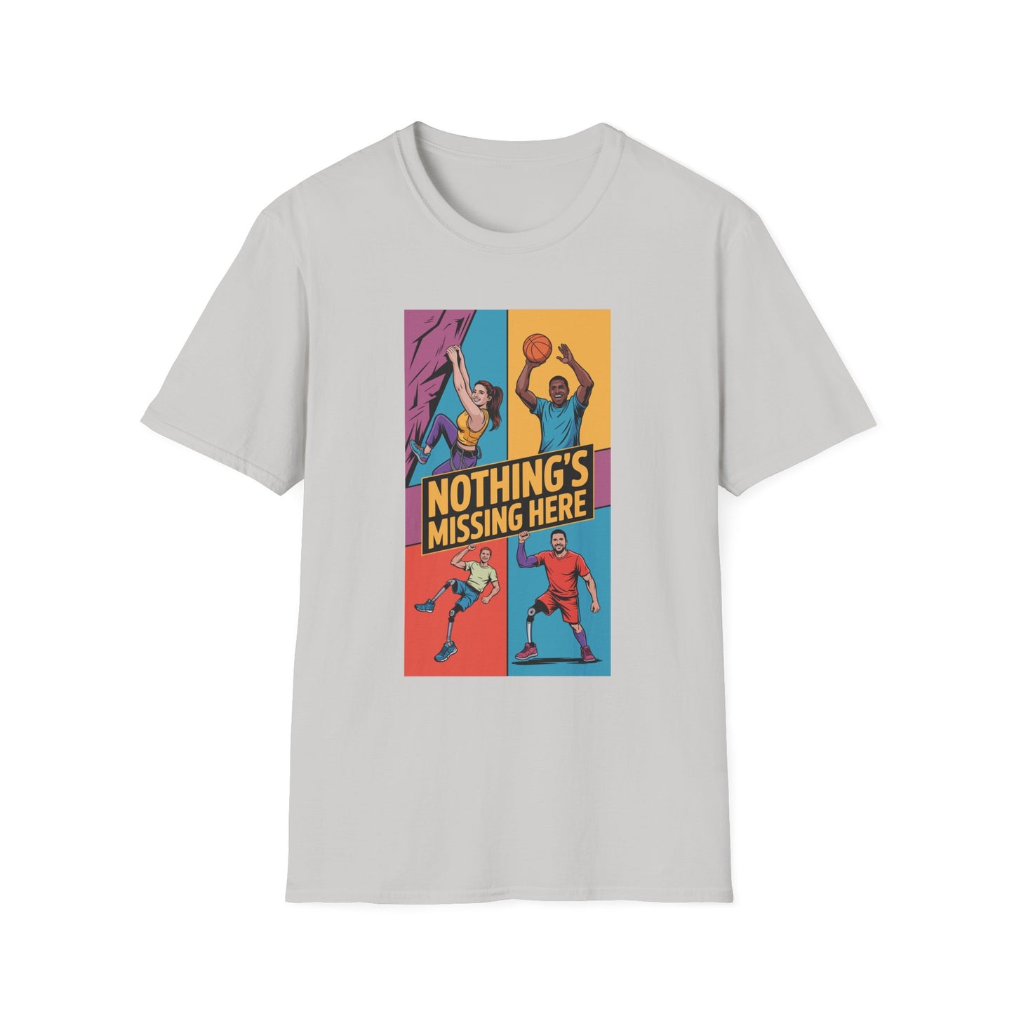 Amputee Humor, Limb Loss Awareness Tee, Amputee Strong Nothing Missing V2
