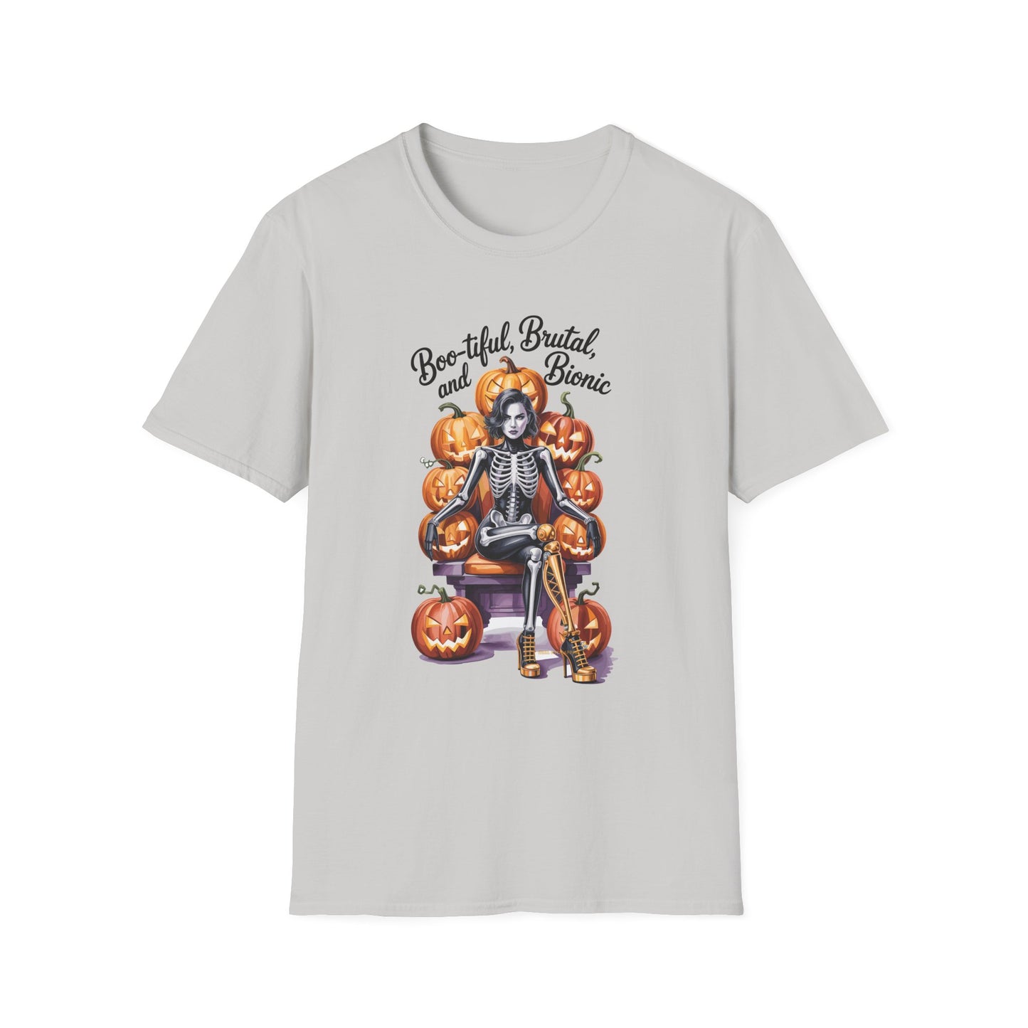 Amputee Humor, Limb Loss Awareness Tee, Bootiful Brutal Bionic V2b