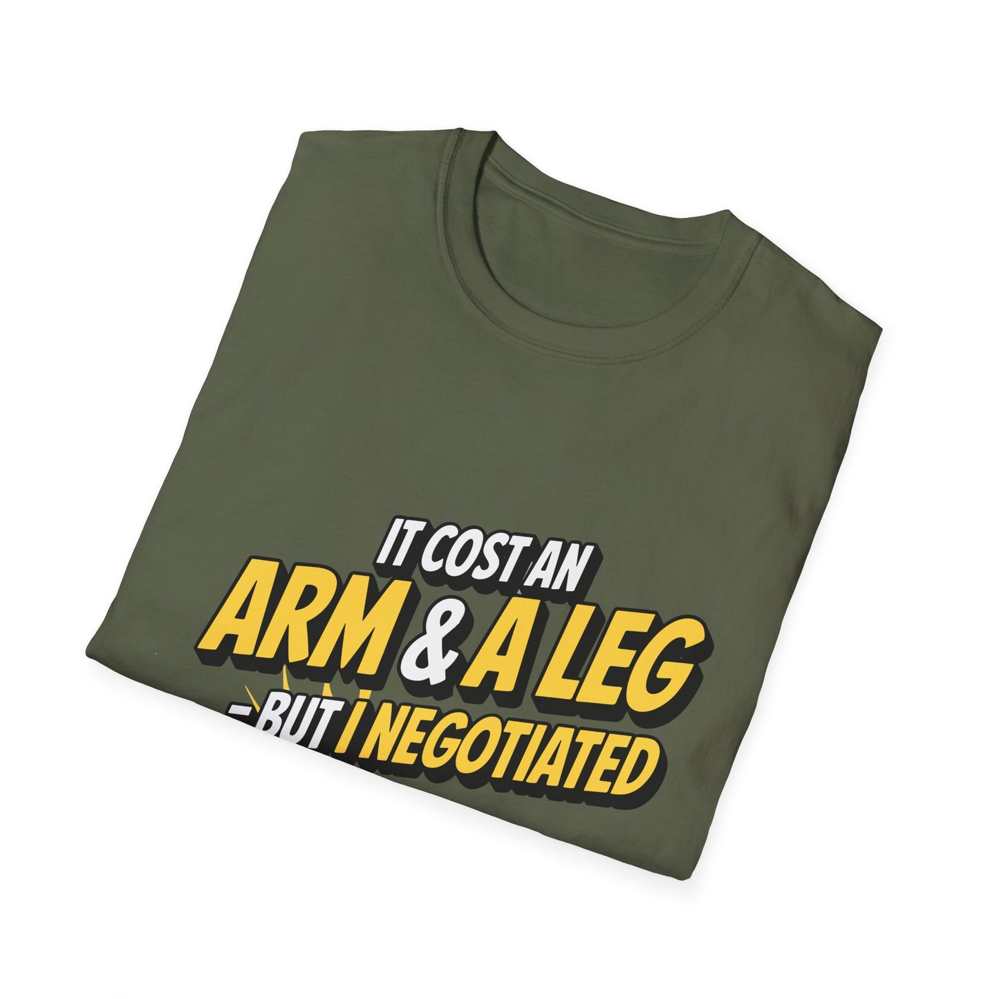 Amputee Humor, Limb Loss Awareness Tee, Cost Me An Arm And Leg Negotiate V2