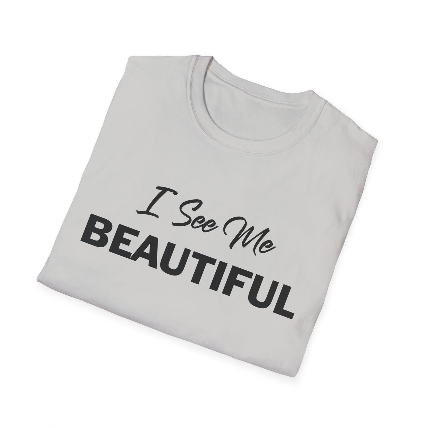 Amputee Humor, Limb Loss Awareness Tee, I See Me Beautiful V1 Blk Print