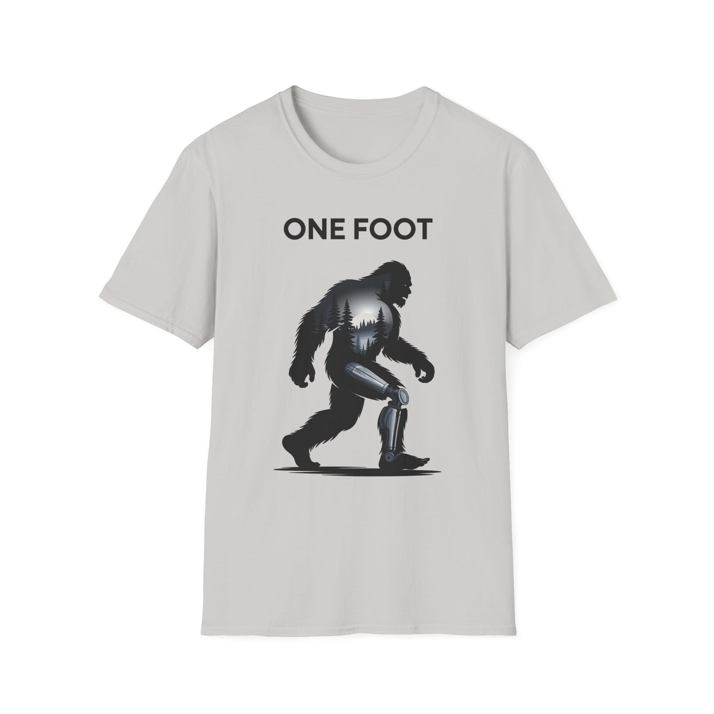 Amputee Humor, Limb Loss Awareness Tee, One Foot V2b