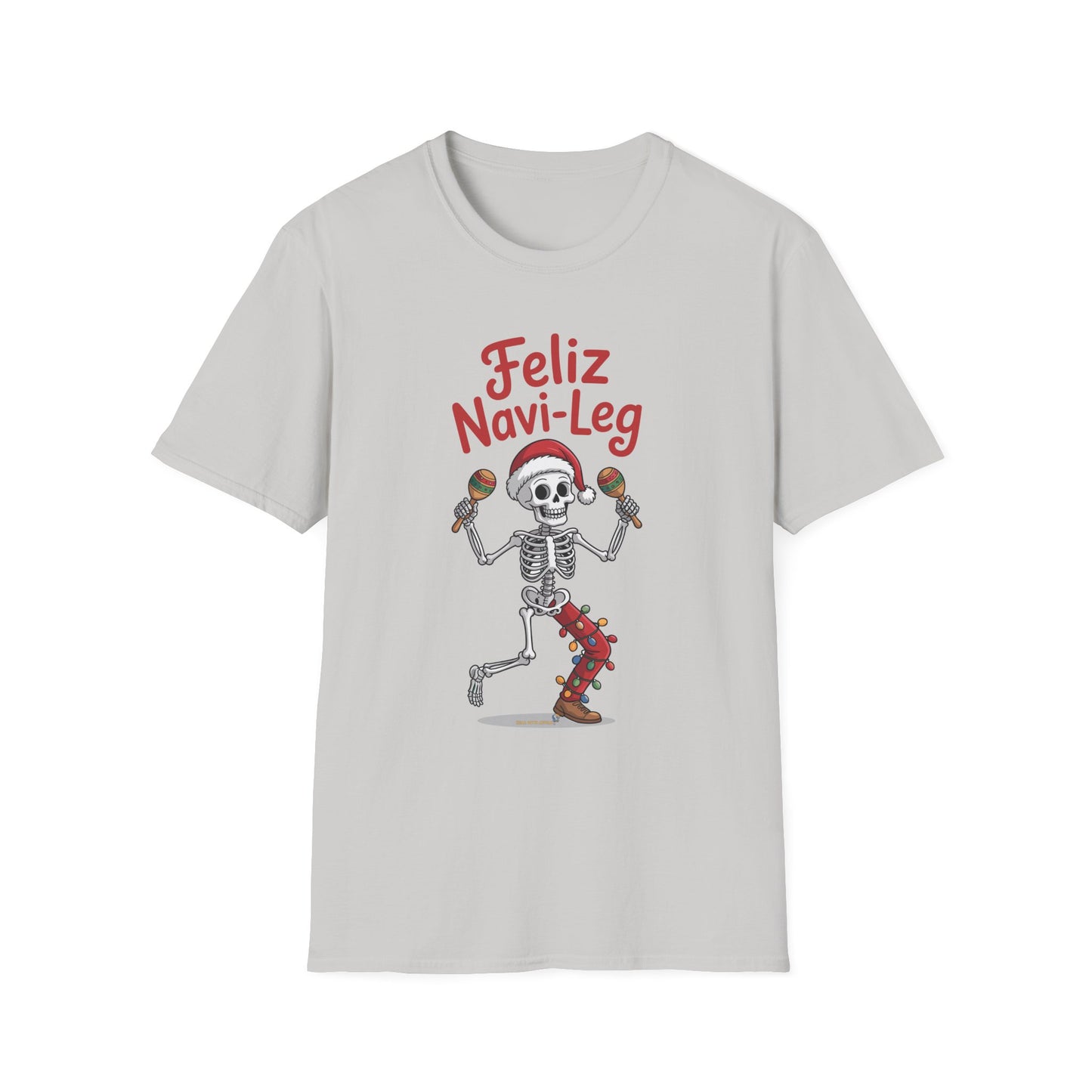 Amputee Humor, Limb Loss Awareness Tee, Feliz Navi Leg V2