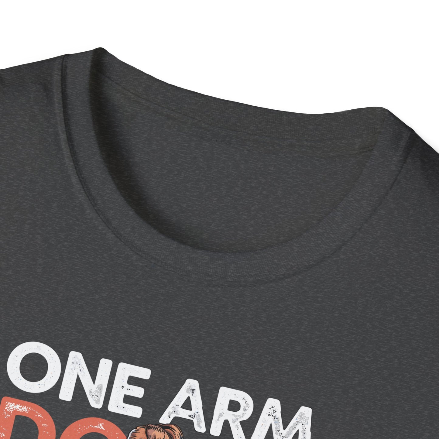 Amputee Humor, Limb Loss Awareness Tee, One Arm Down Woman V1 Print