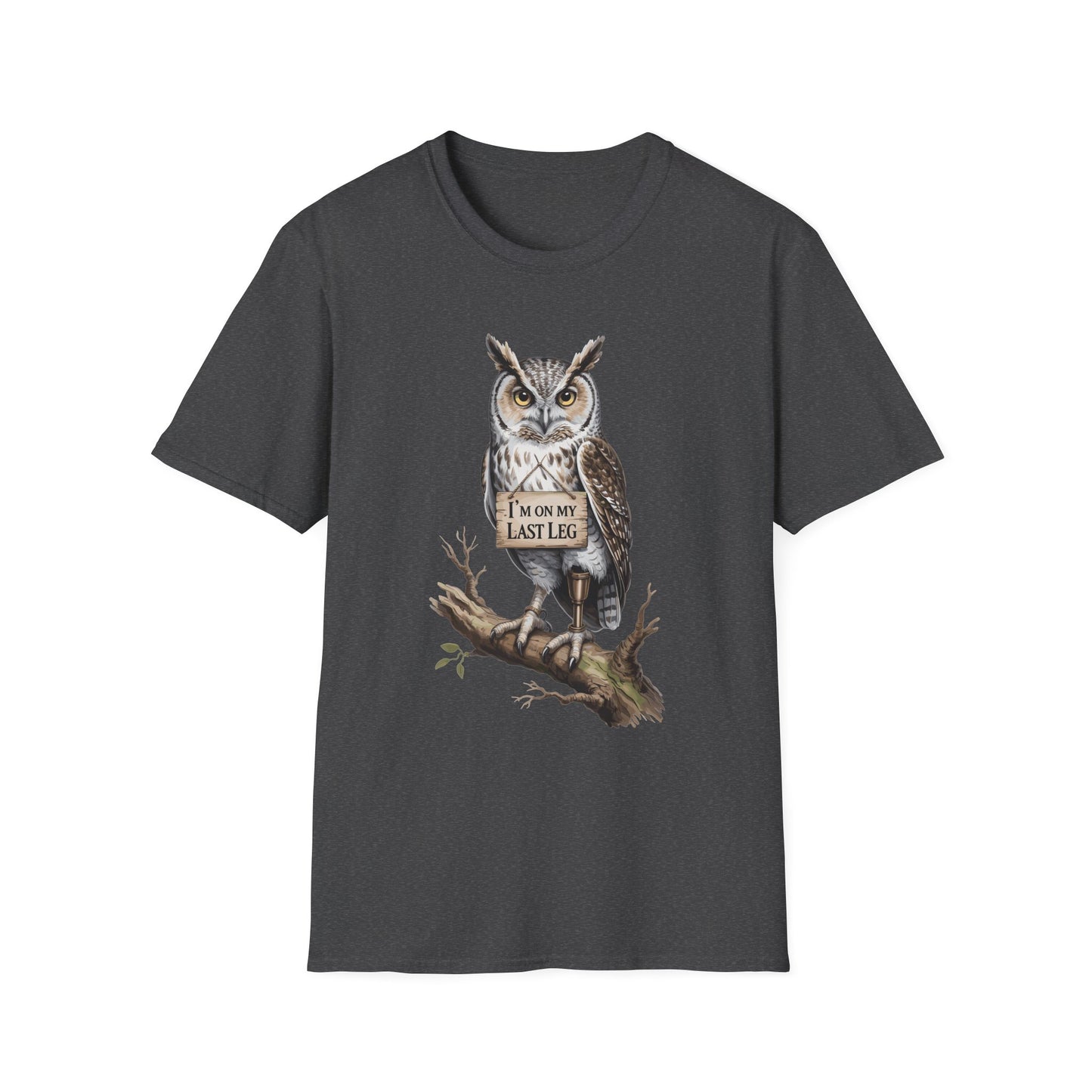 Amputee Humor, Limb Loss Awareness Tee, Owl Tee