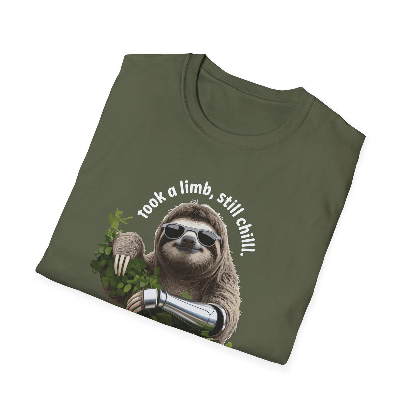 Amputee Humor, Limb Loss Awareness Tee, Sloath Tee V4b