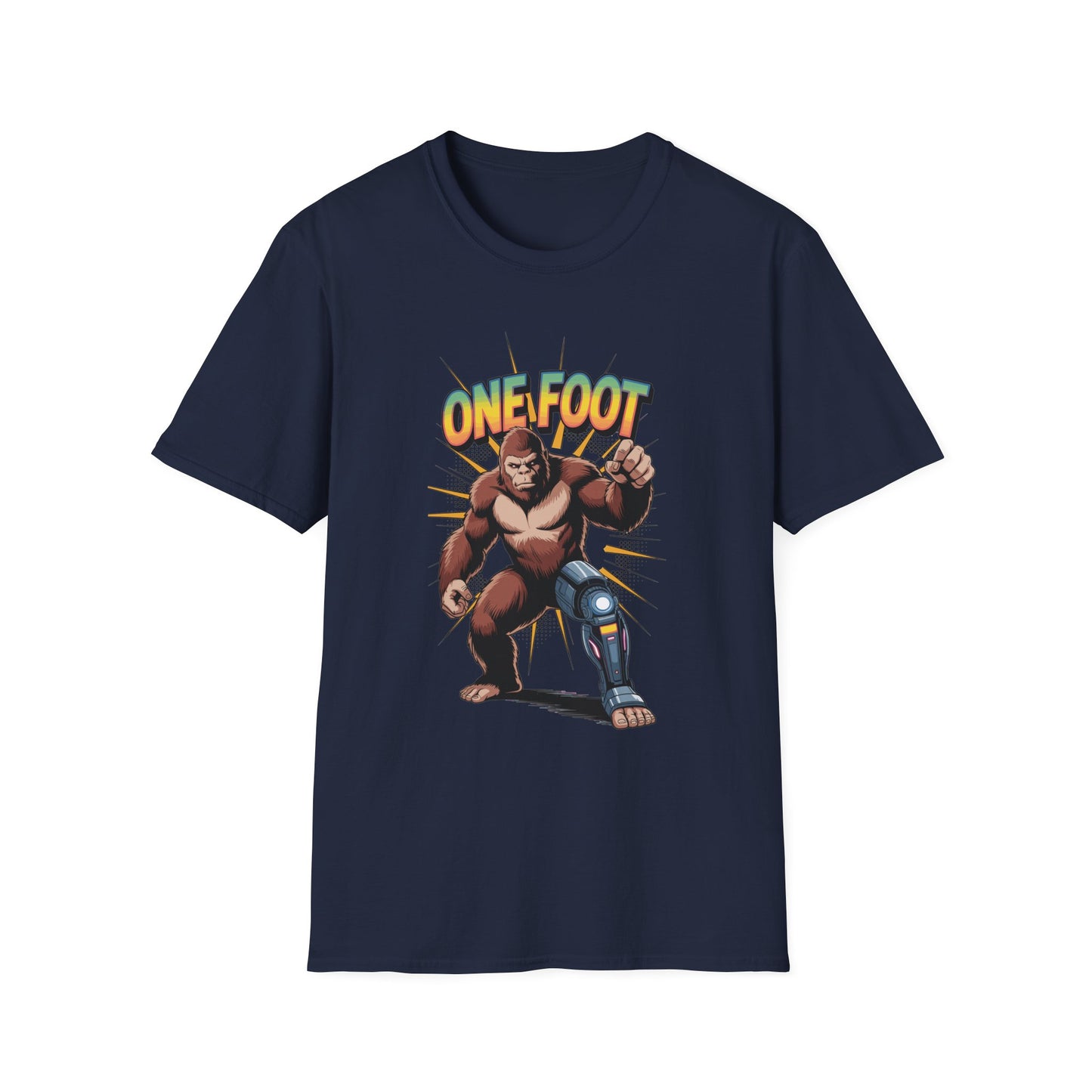 Amputee Humor, Limb Loss Awareness Tee, One Foot V1