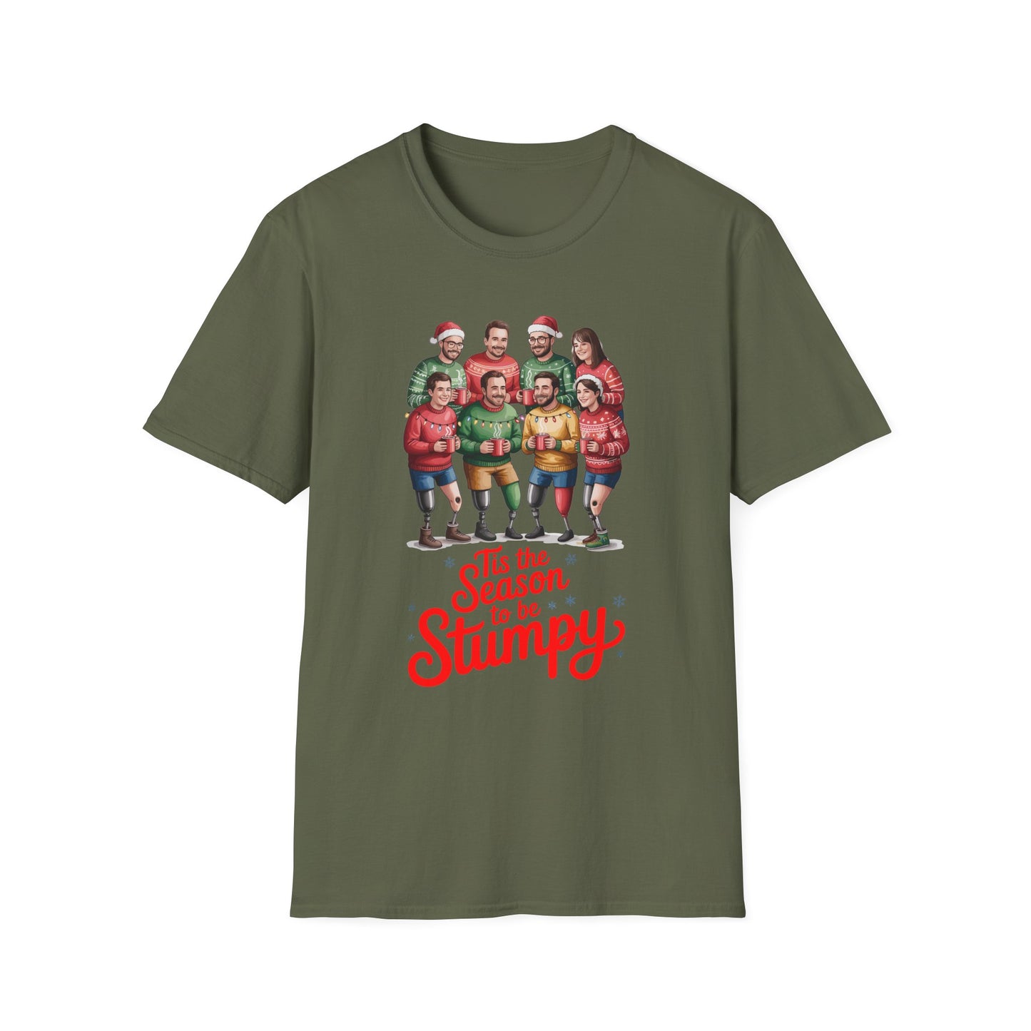 Amputee Humor, Limb Loss Awareness Tee, Tis The Season To Be Stumpy V1