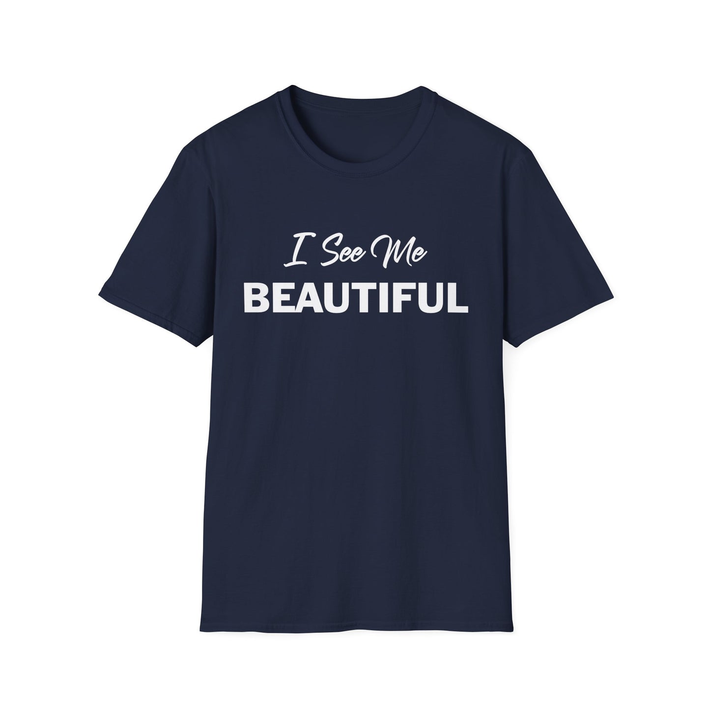 Amputee Humor, Limb Loss Awareness Tee, I See Me Beautiful V1 Blk Print