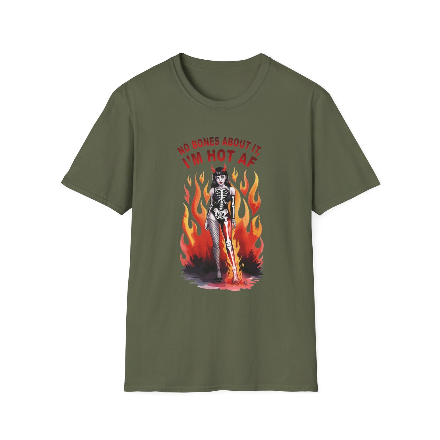 Amputee Humor, Limb Loss Awareness Tee, No Bones Im Hot V1b
