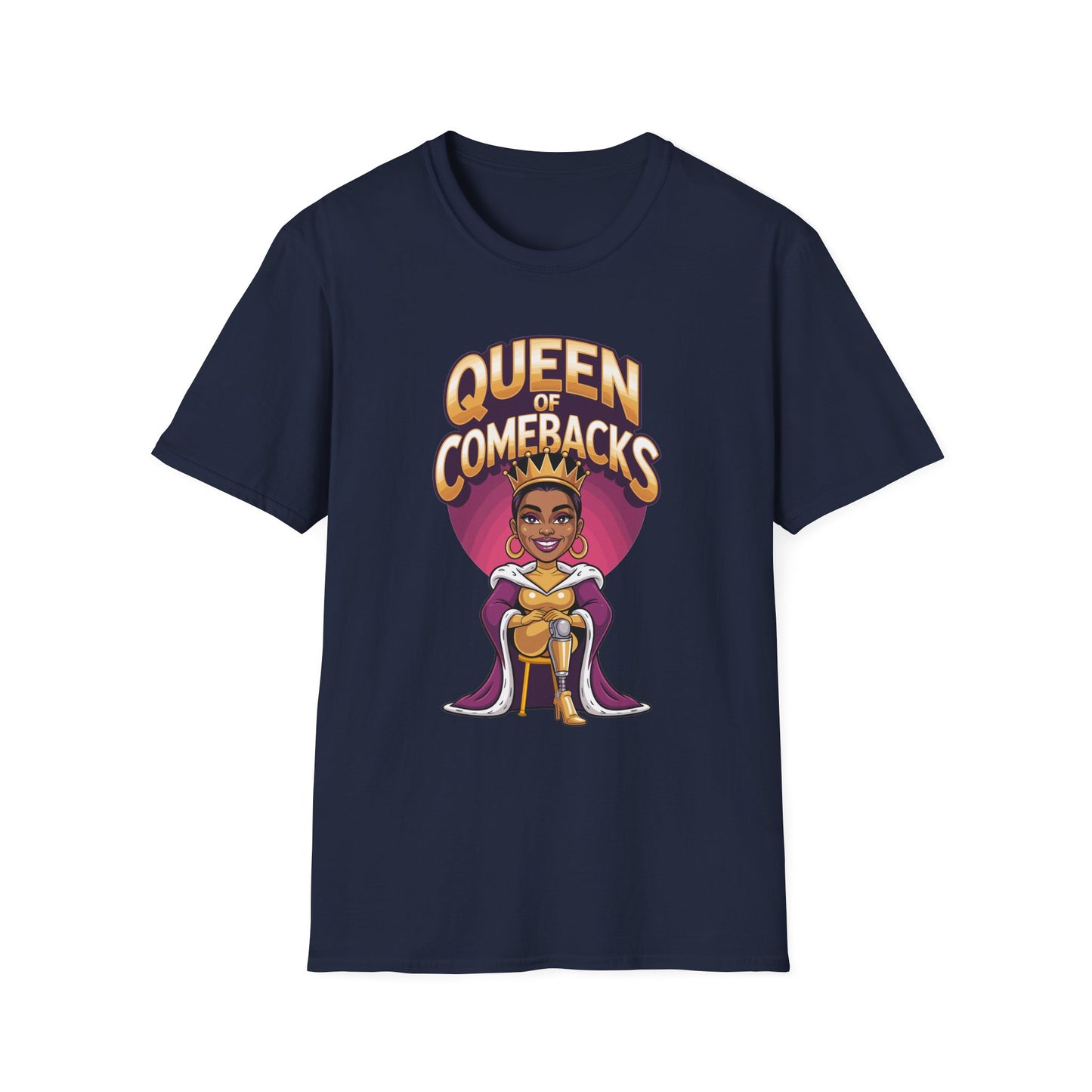Amputee Humor, Limb Loss Awareness Tee, Queen Of Comebacks V2