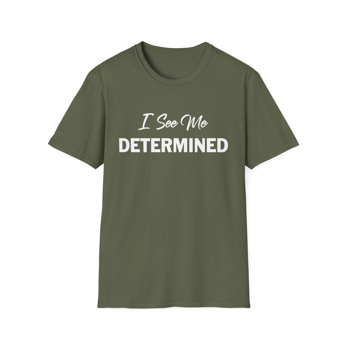 Amputee Humor, Limb Loss Awareness Tee, I See Me Determined V1 Blk Print