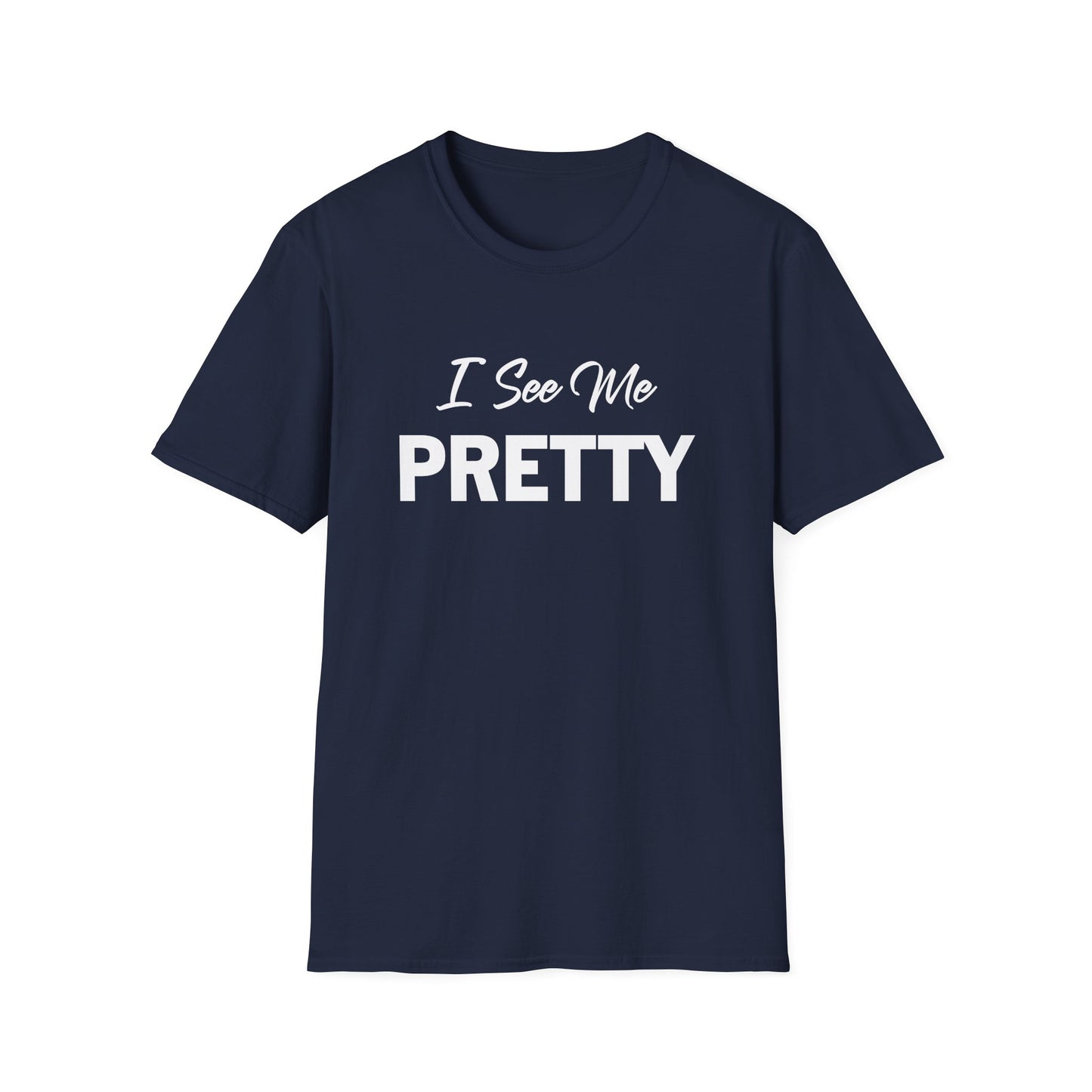 Amputee Humor, Limb Loss Awareness Tee, I See Me Pretty V1 Blk Print