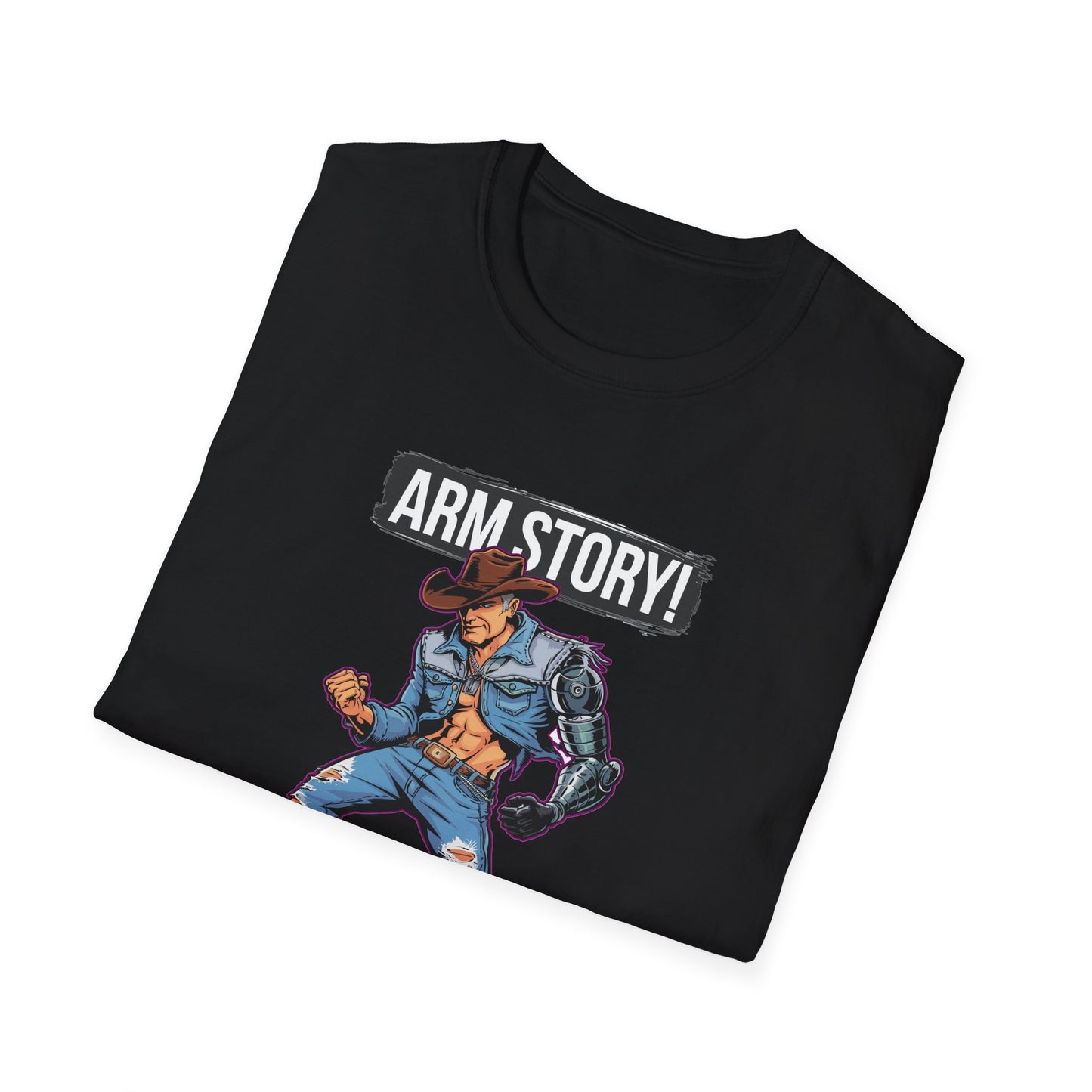 Amputee Humor, Limb Loss Awareness Tee, Arm Story V1 Print
