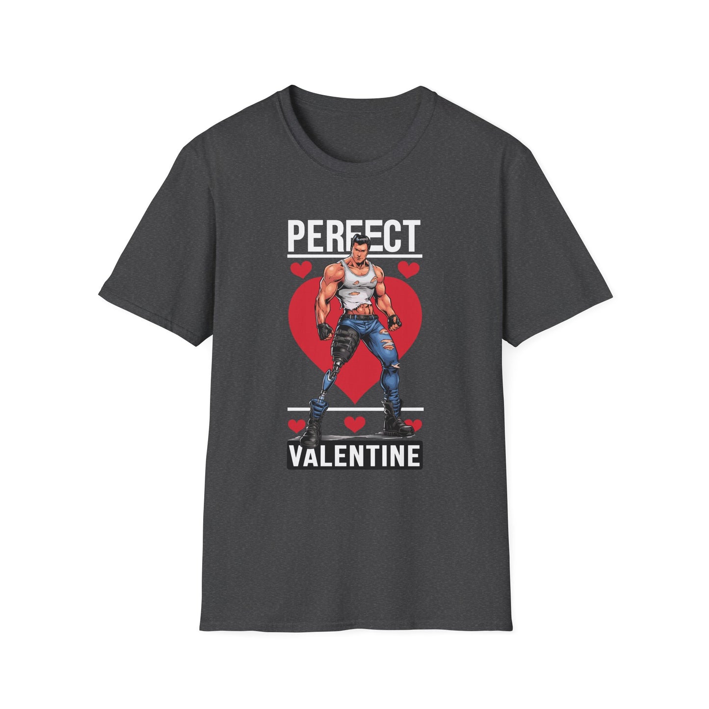 Amputee Humor, Limb Loss Awareness Tee, Perfect Valentine V4b Print