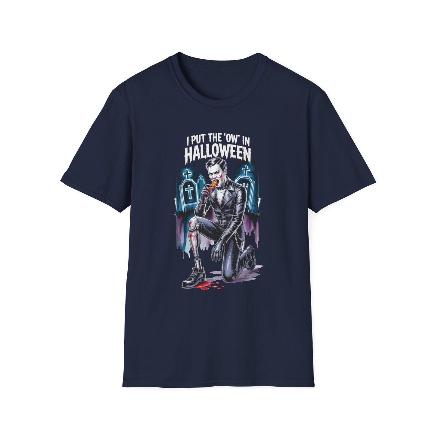 Amputee Humor, Limb Loss Awareness Tee, I Put The Ow In Halloween V1