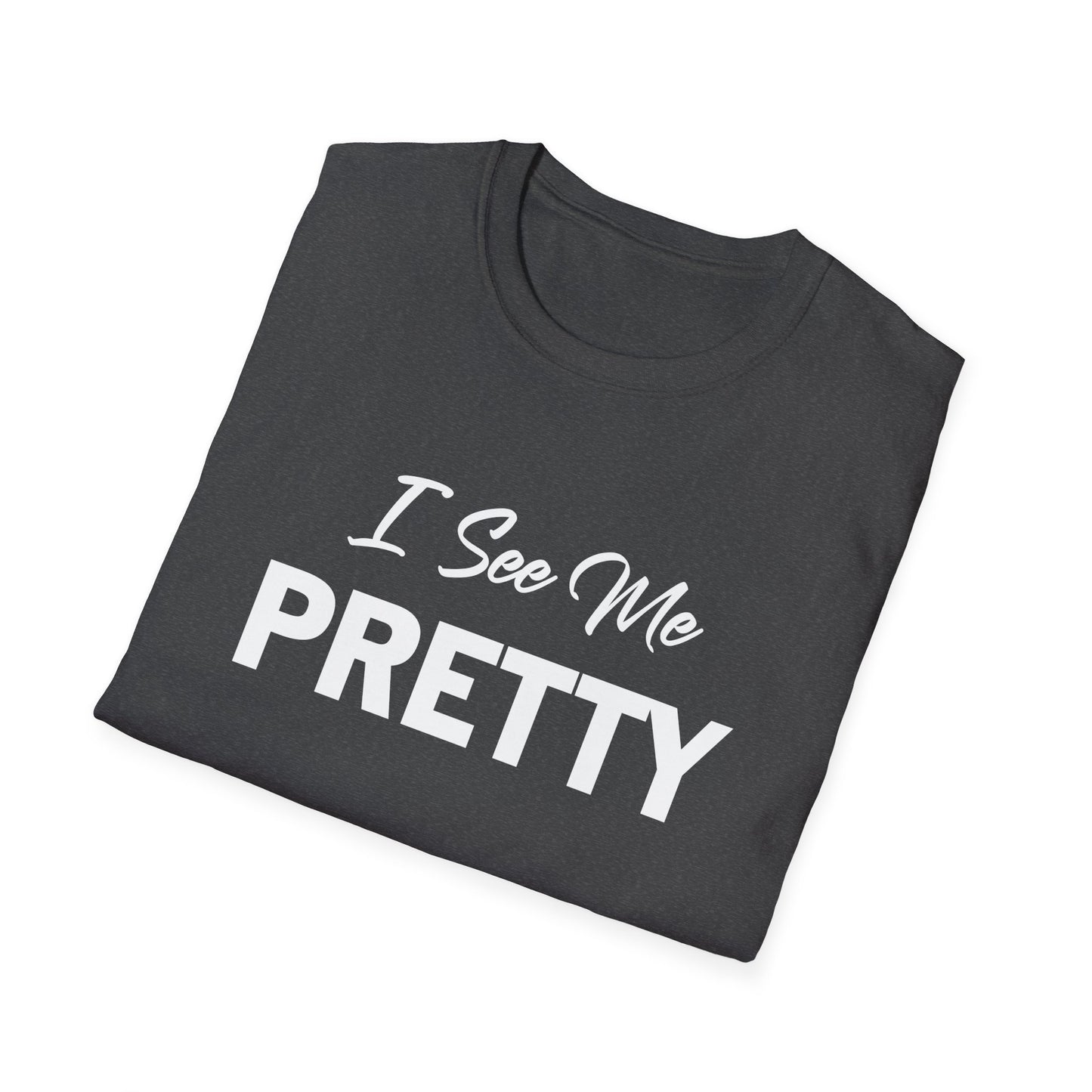 Amputee Humor, Limb Loss Awareness Tee, I See Me Pretty V1 Blk Print