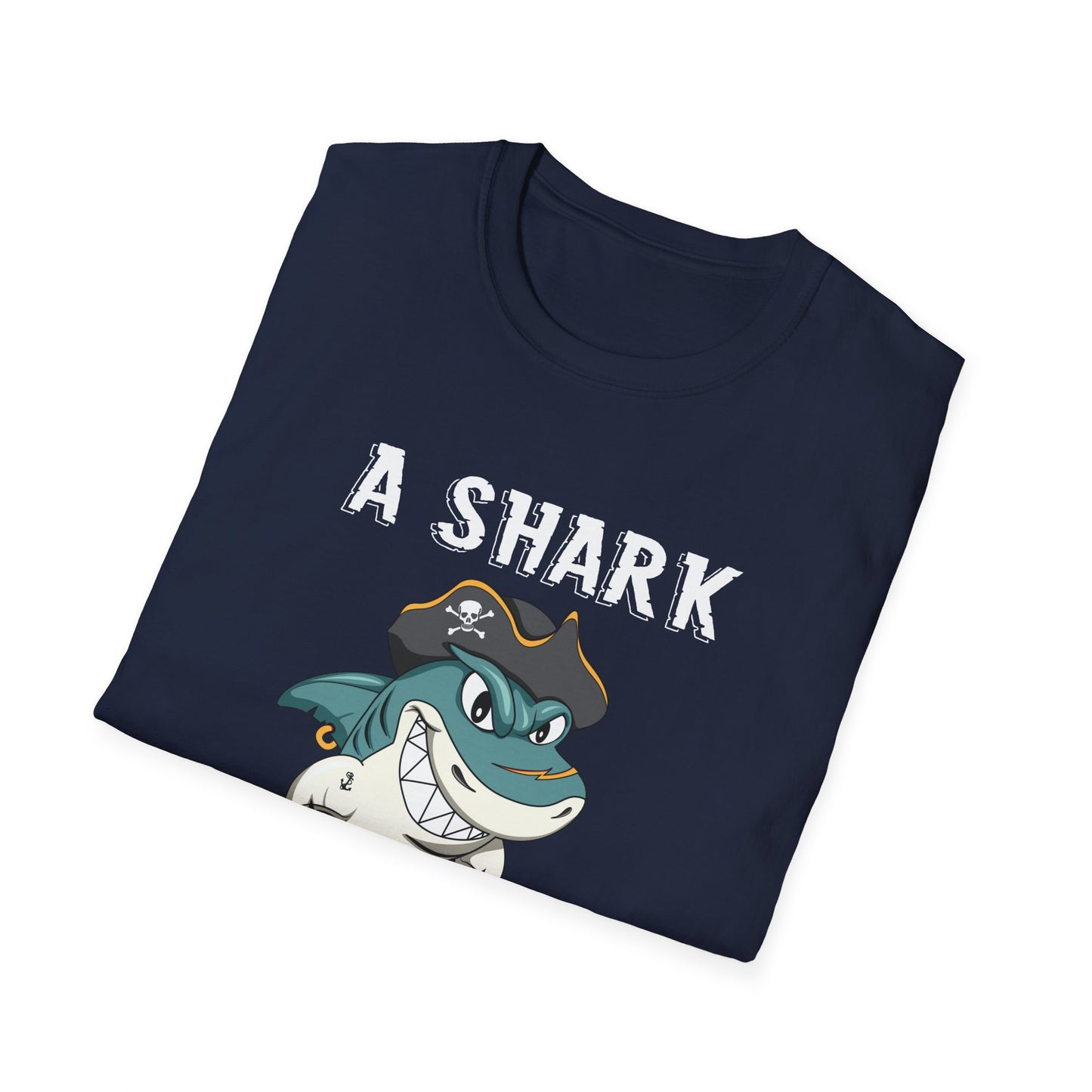 Amputee Humor, Limb Loss Awareness Tee, Shark Week V2 Blk Shrt Print Wm