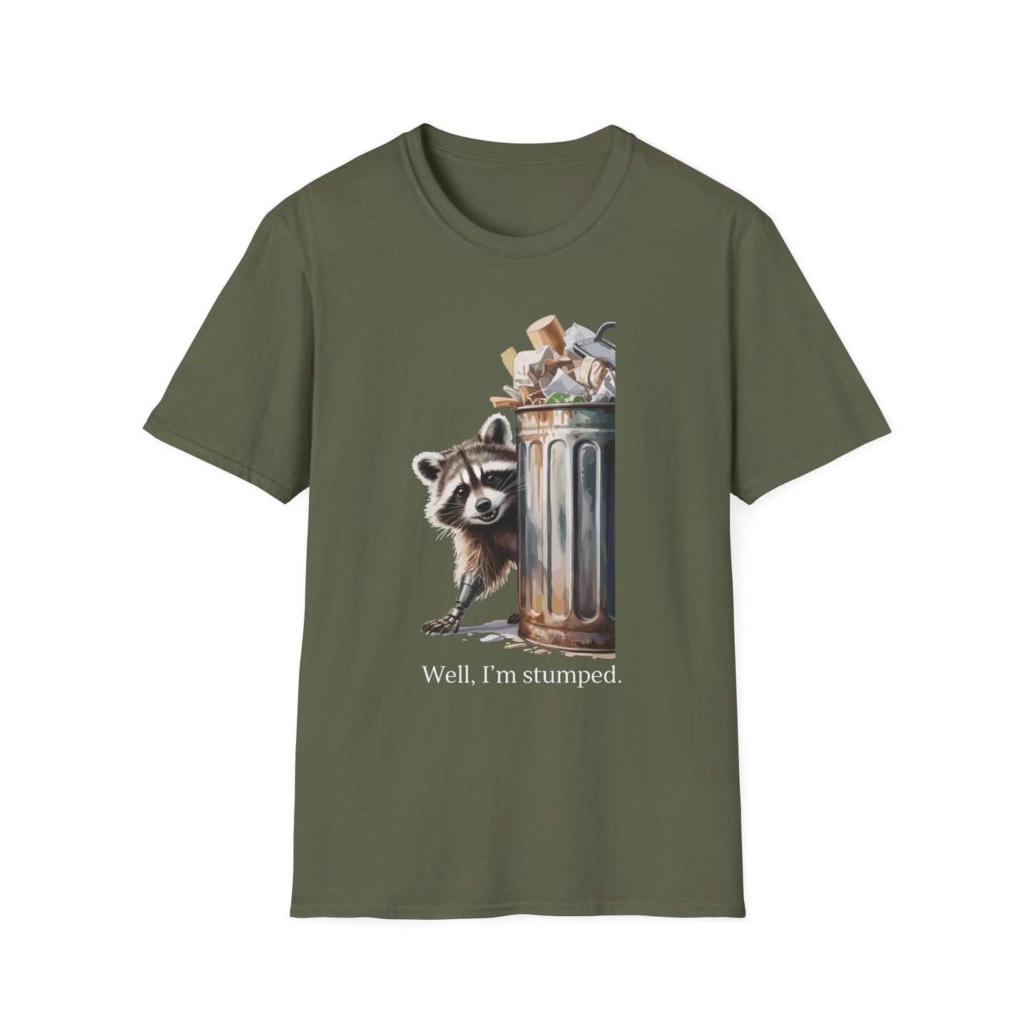 Amputee Humor, Limb Loss Awareness Tee, Raccioon Tee V2b