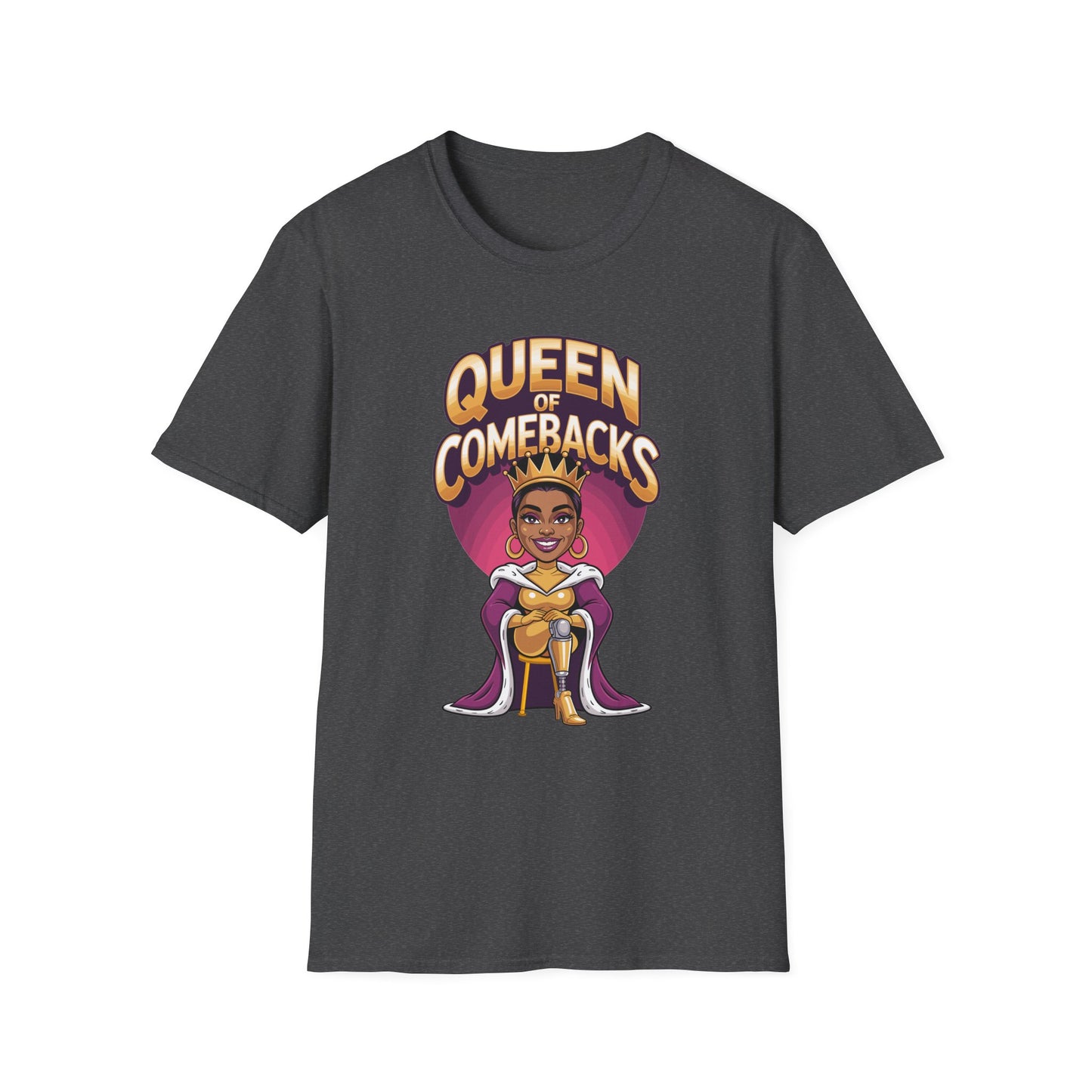 Amputee Humor, Limb Loss Awareness Tee, Queen Of Comebacks V2