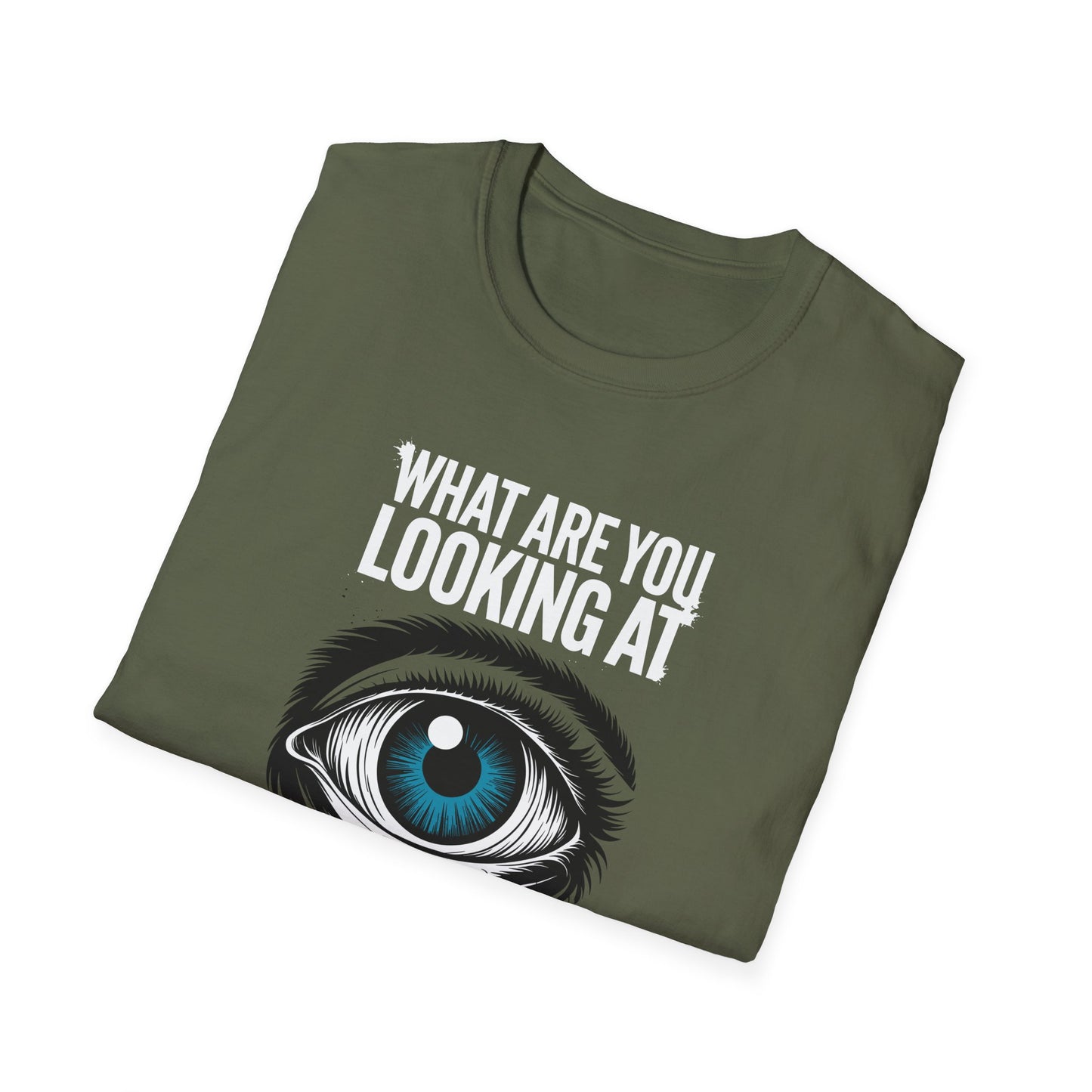 Amputee Humor, Limb Loss Awareness Tee, What R U Looking At V15b Print