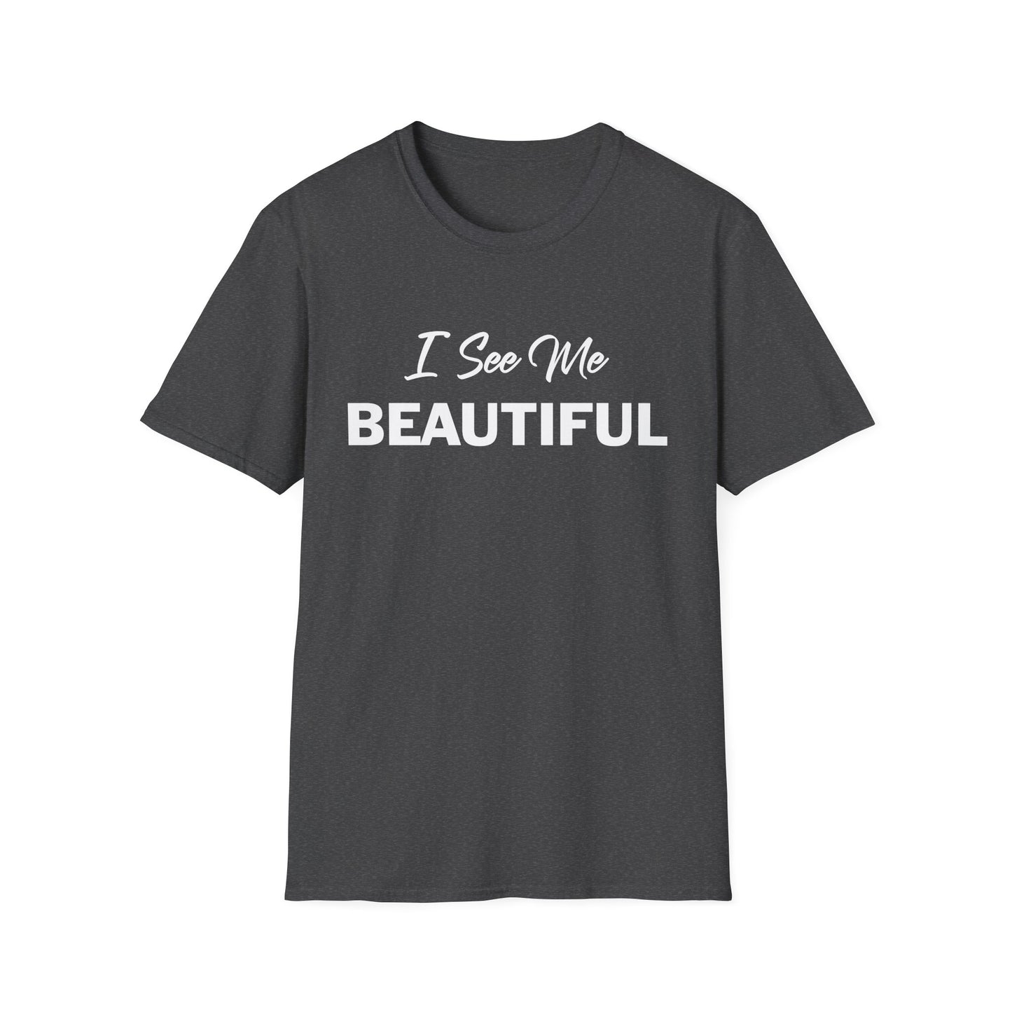Amputee Humor, Limb Loss Awareness Tee, I See Me Beautiful V1 Blk Print