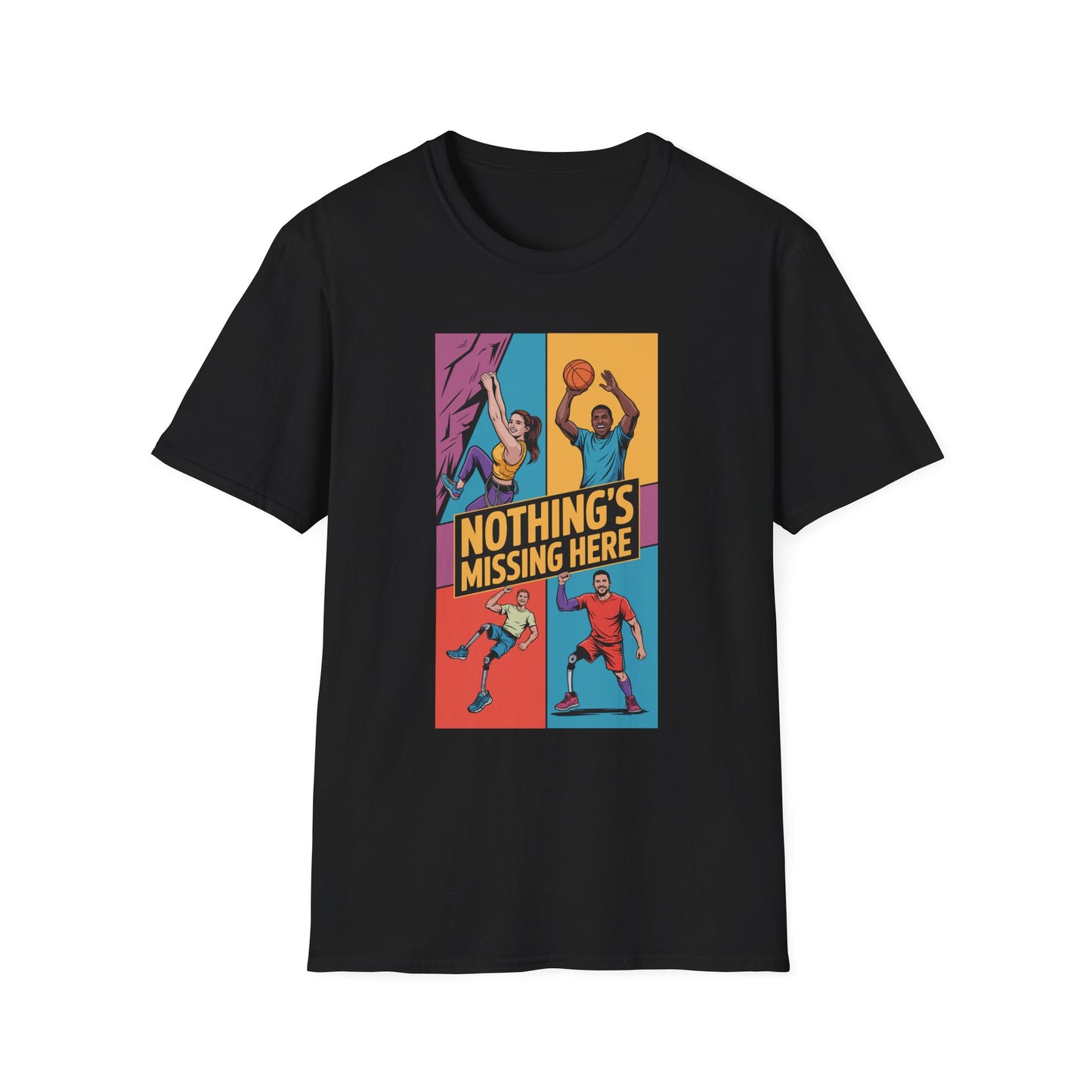 Amputee Humor, Limb Loss Awareness Tee, Amputee Strong Nothing Missing V2