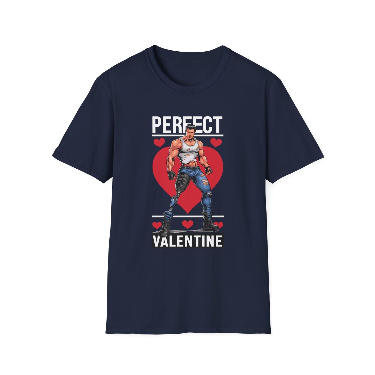 Amputee Humor, Limb Loss Awareness Tee, Perfect Valentine V4b Print