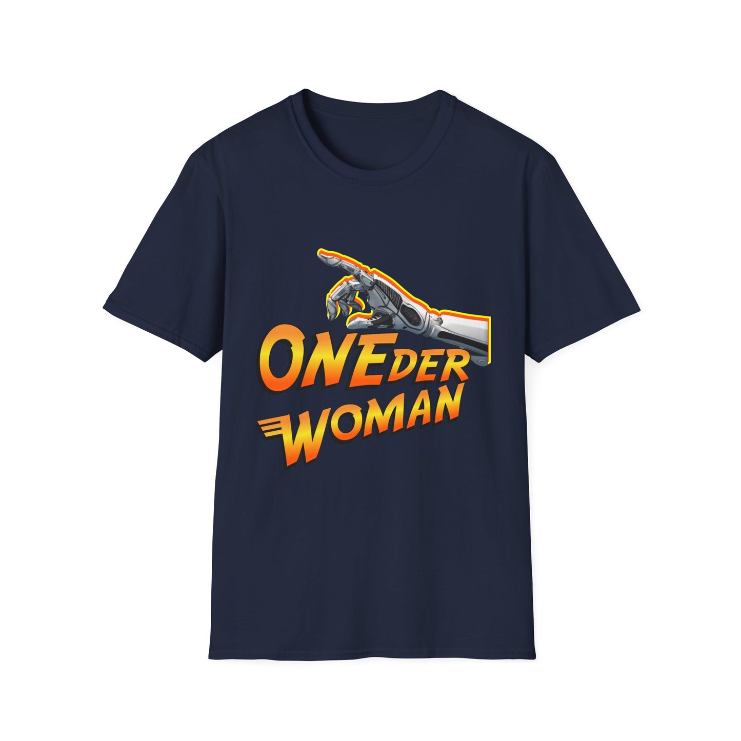 Amputee Humor, Limb Loss Awareness Tee, Oneder Woman V1 Blk Shrt Print