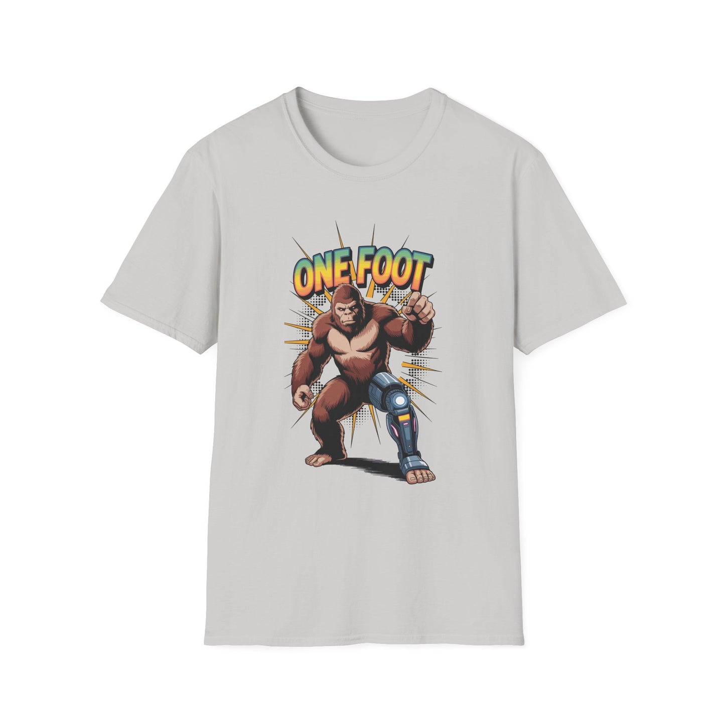 Amputee Humor, Limb Loss Awareness Tee, One Foot V1