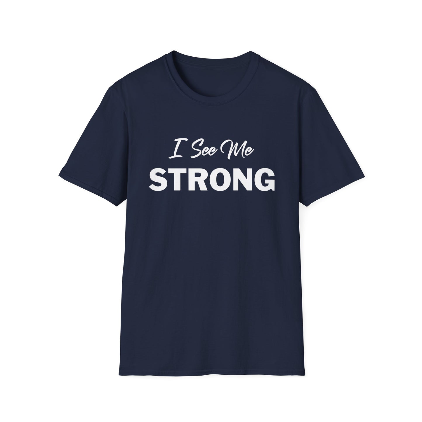 Amputee Humor, Limb Loss Awareness Tee, I See Me Strong V1 Blk Print