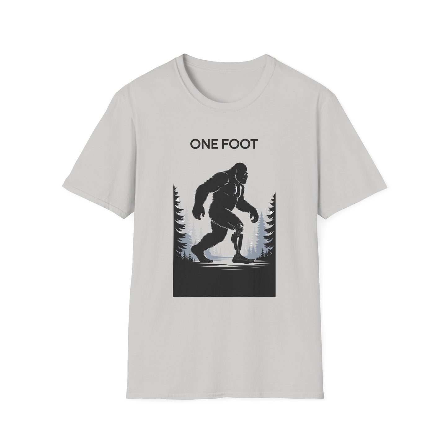Amputee Humor, Limb Loss Awareness Tee, One Foot V3b