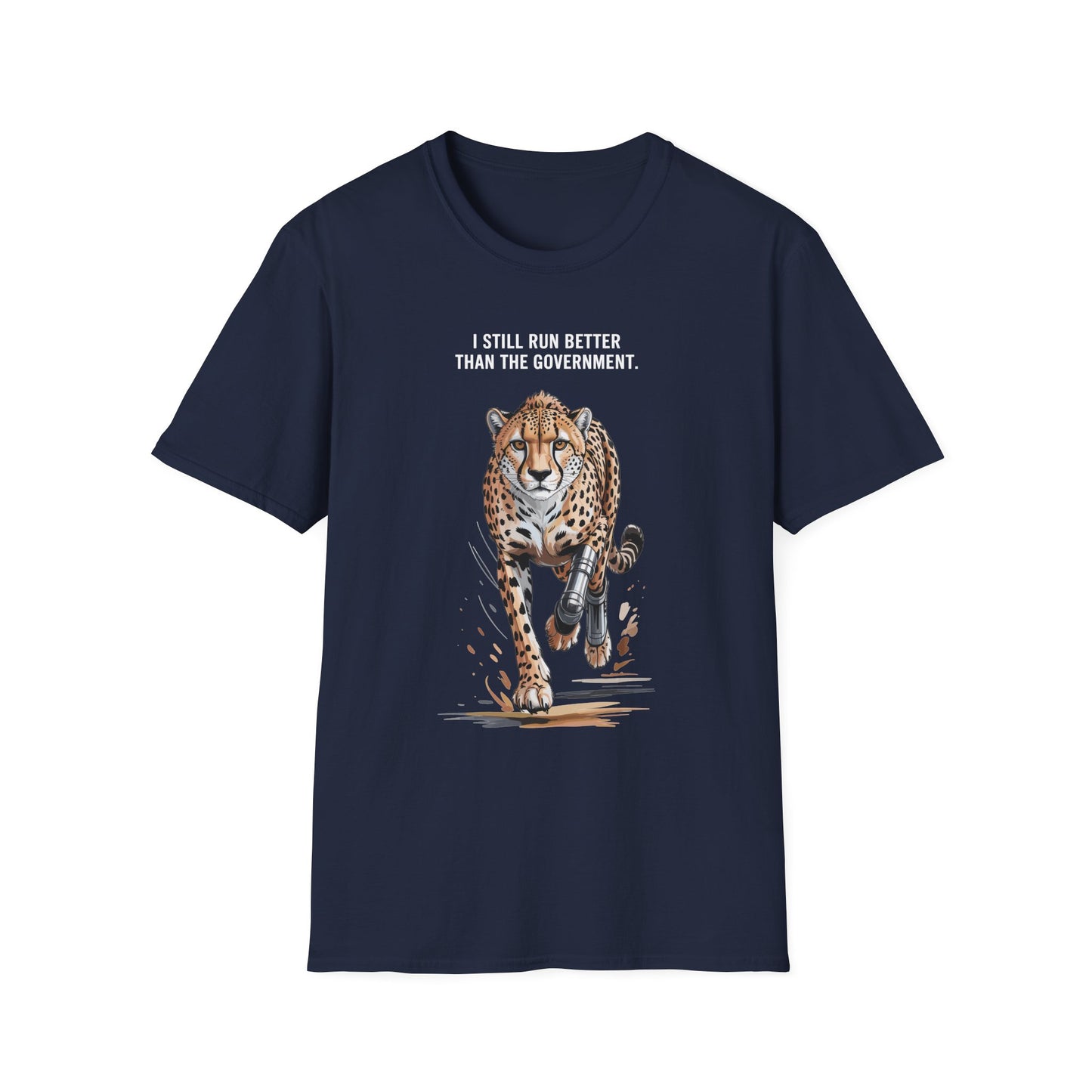 Amputee Humor, Limb Loss Awareness Tee, Cheetah Tee B