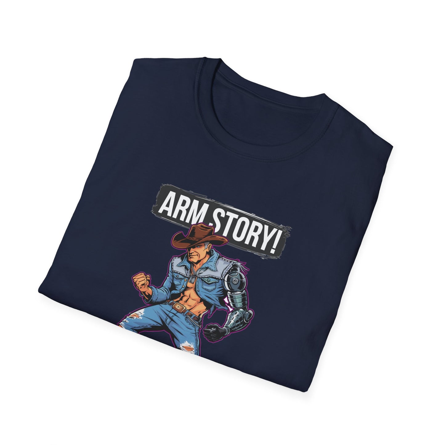 Amputee Humor, Limb Loss Awareness Tee, Arm Story V1 Print