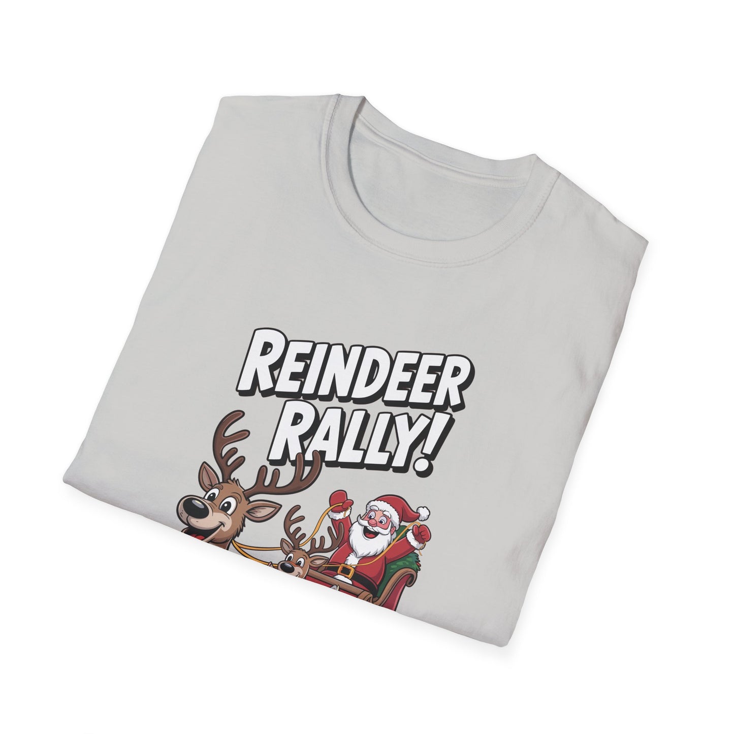 Amputee Humor, Limb Loss Awareness Tee, Reindeer Rally Leg V1