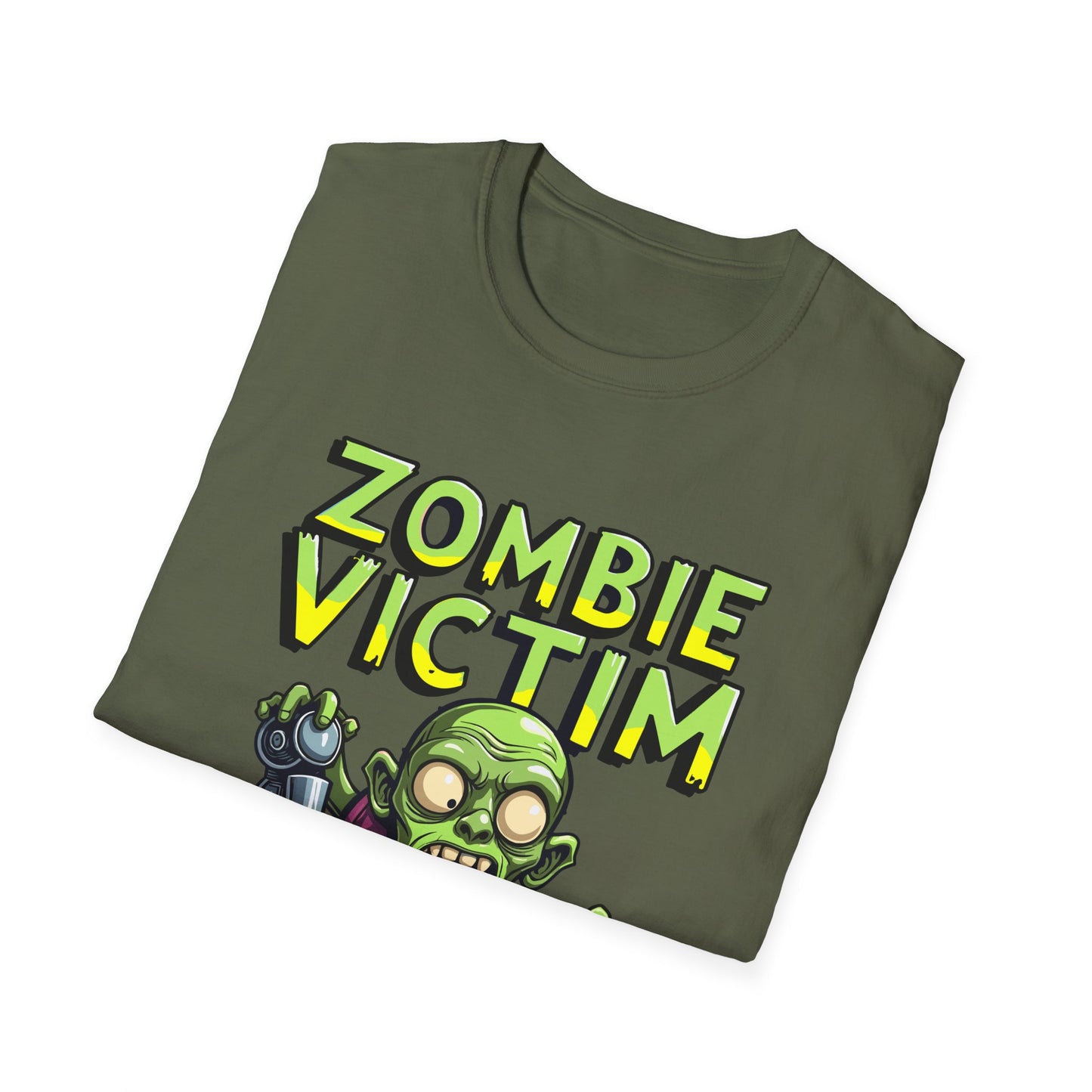 Amputee Humor, Limb Loss Awareness Tee, Zombie Victim Amp V2 Print