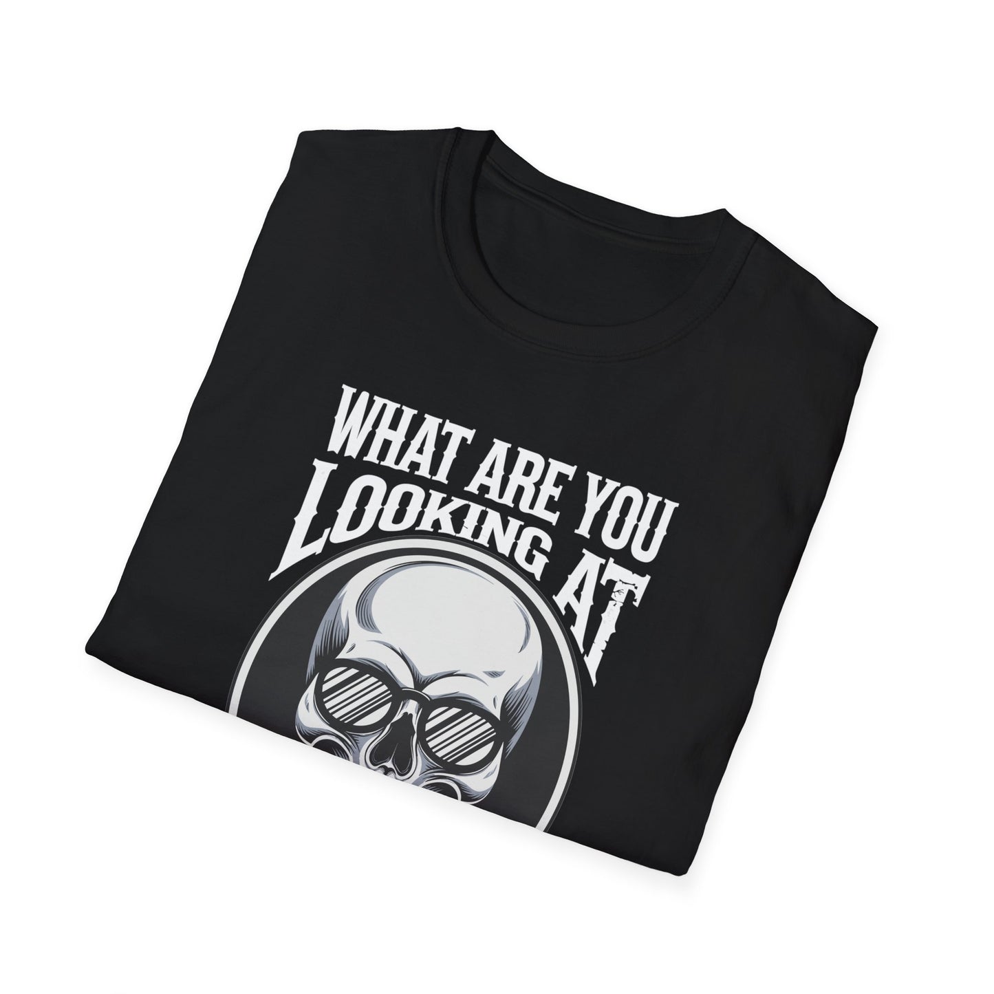 Amputee Humor, Limb Loss Awareness Tee, What R U Looking At V8b Print