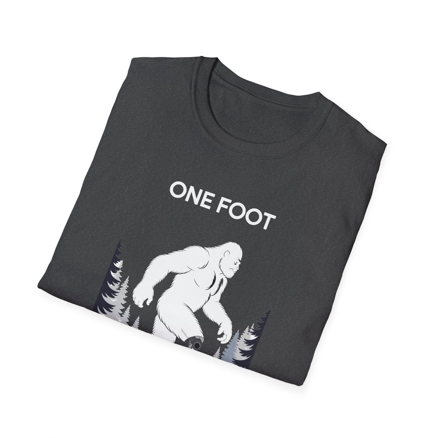 Amputee Humor, Limb Loss Awareness Tee, One Foot V3b