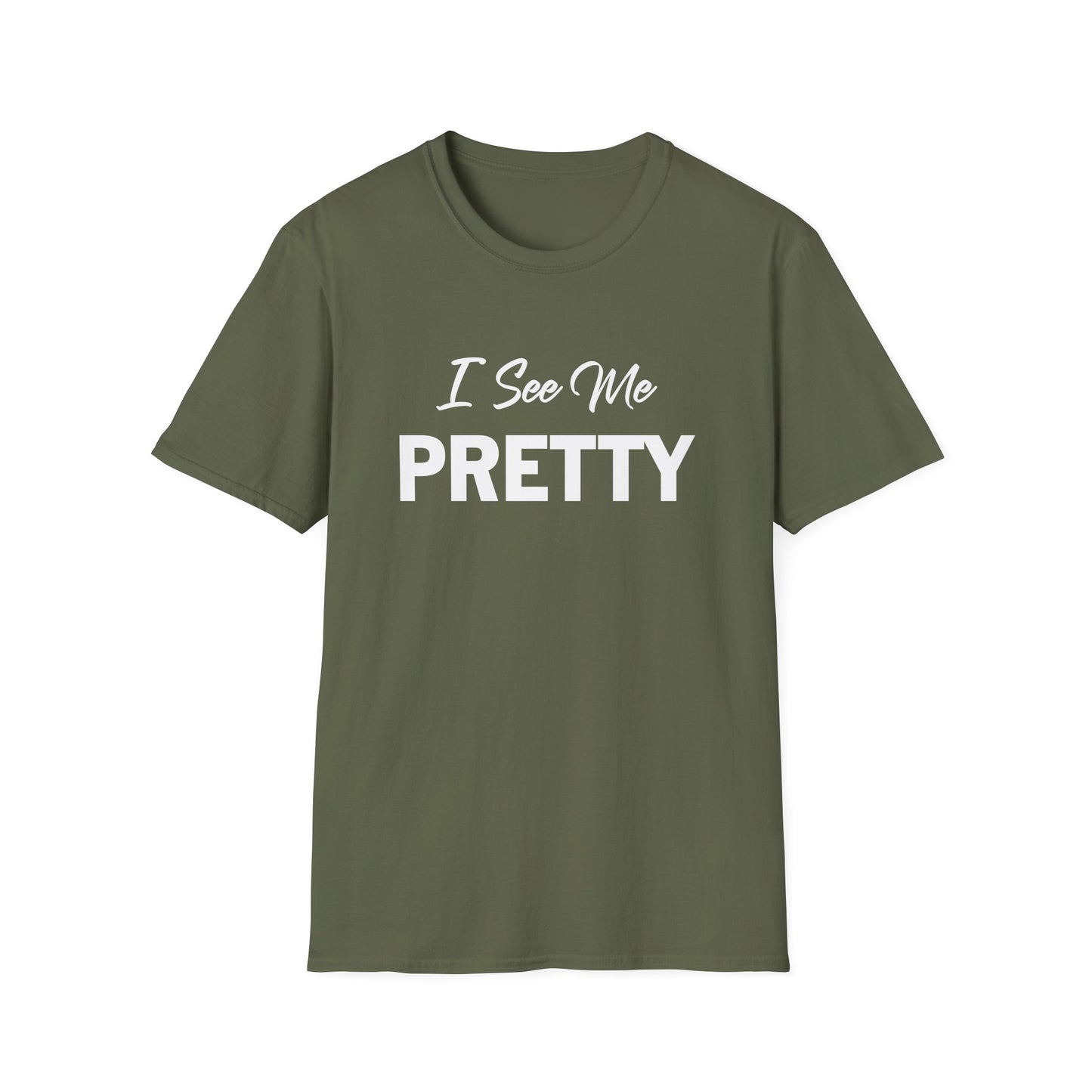 Amputee Humor, Limb Loss Awareness Tee, I See Me Pretty V1 Blk Print