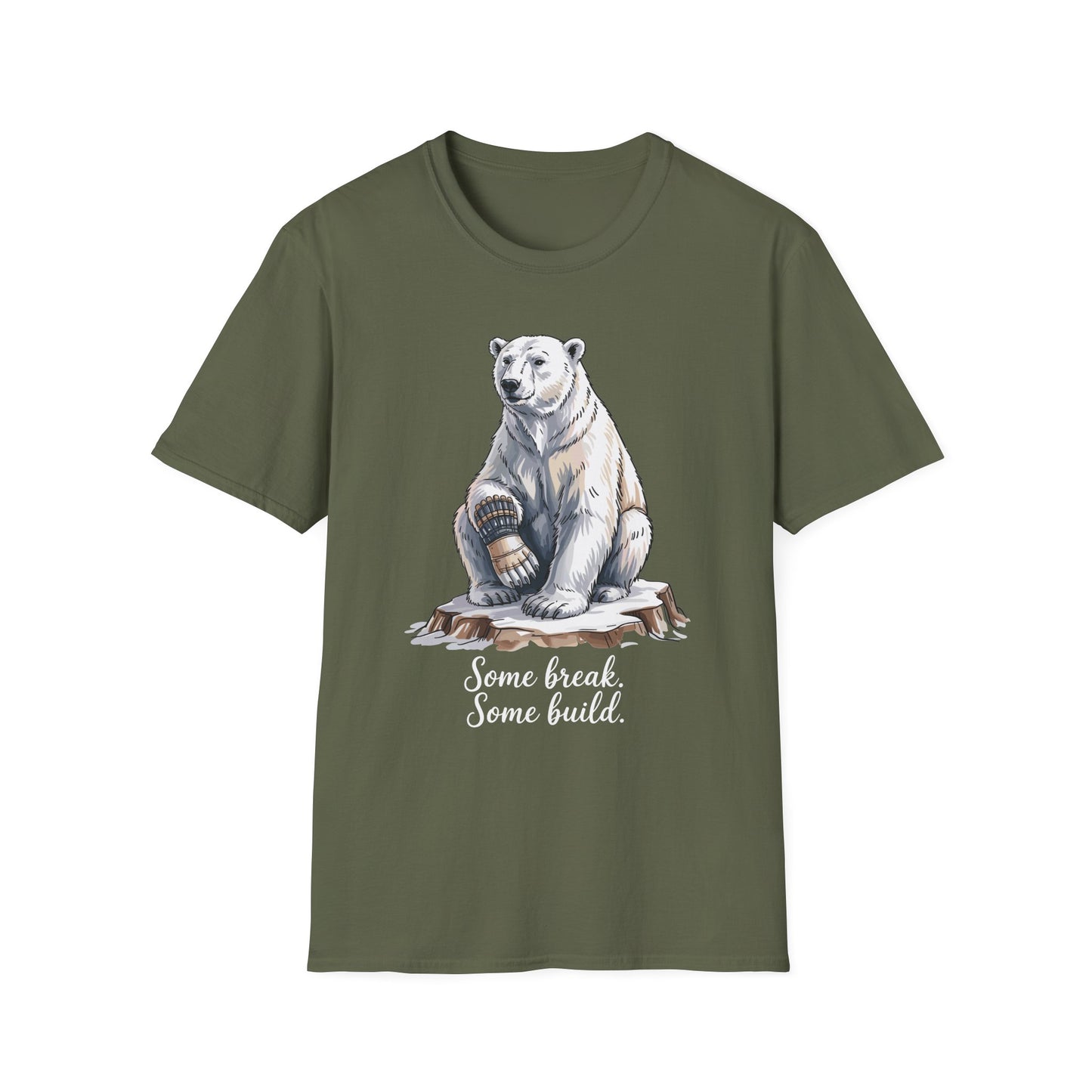 Amputee Humor, Limb Loss Awareness Tee, Polar Tee V1b