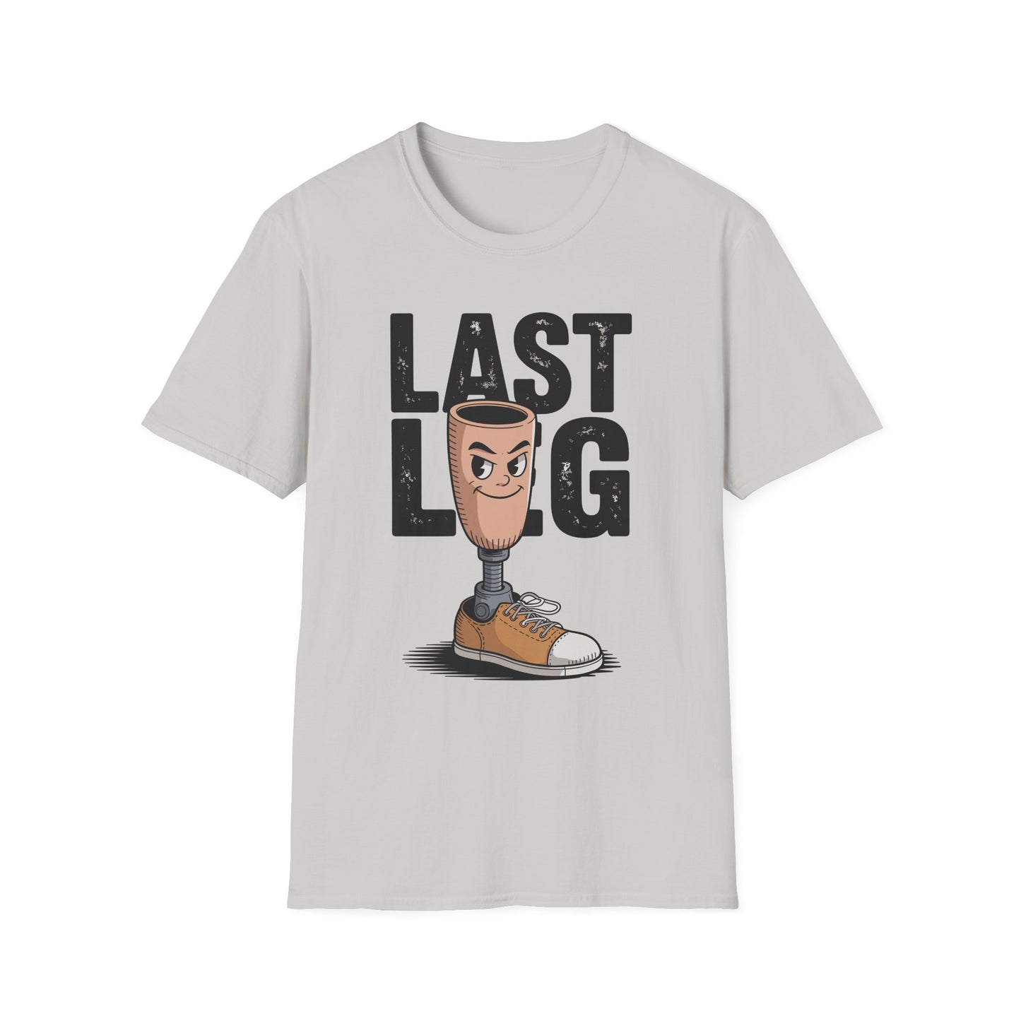 Amputee Humor, Limb Loss Awareness Tee, Im On My Last Leg V2b