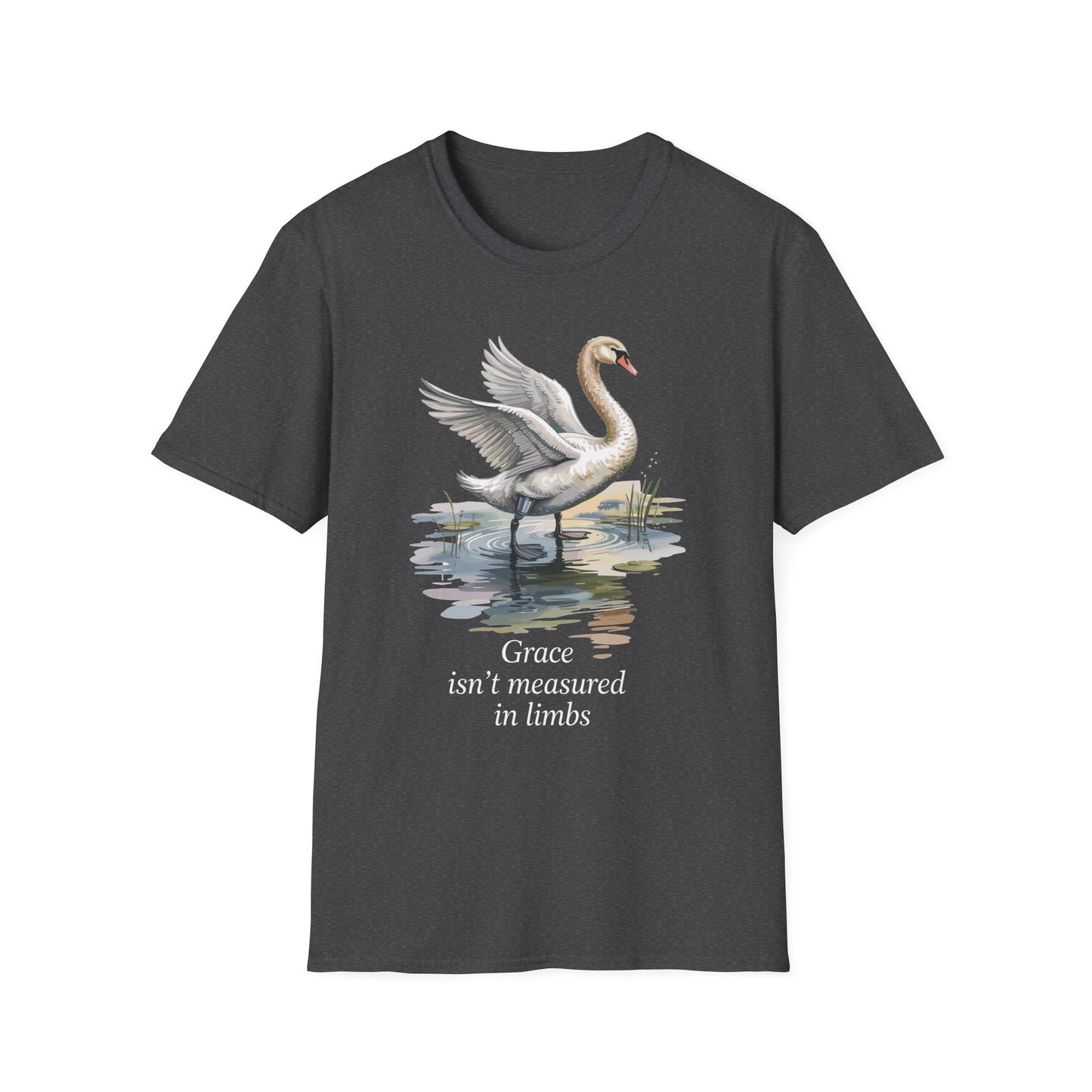 Amputee Humor, Limb Loss Awareness Tee, Swan Tee V1b