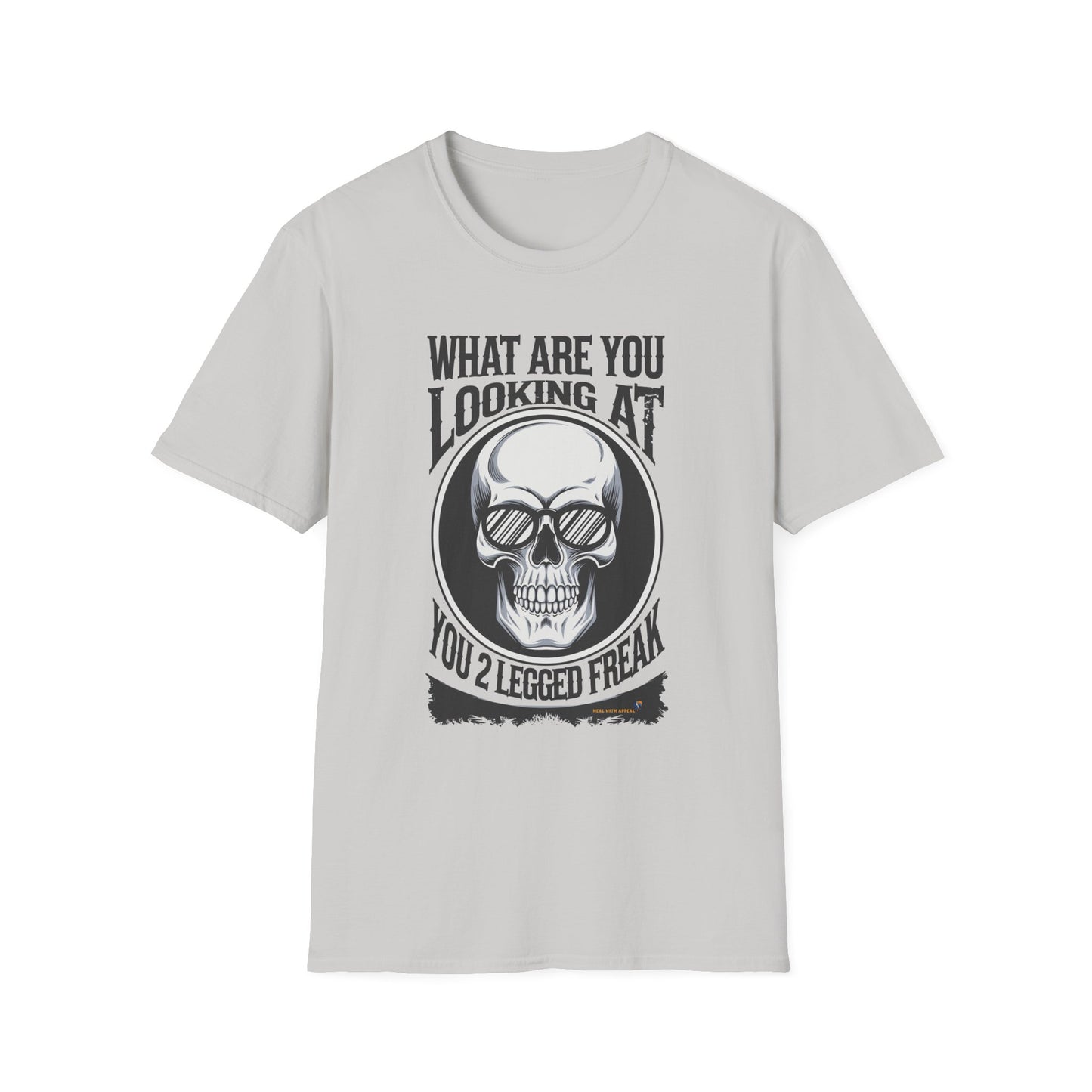 Amputee Humor, Limb Loss Awareness Tee, What R U Looking At V8b Print