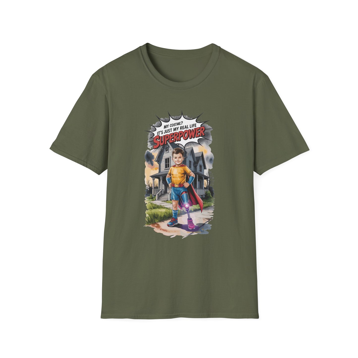 Amputee Humor, Limb Loss Awareness Tee, My Costume Is My Superpower V4